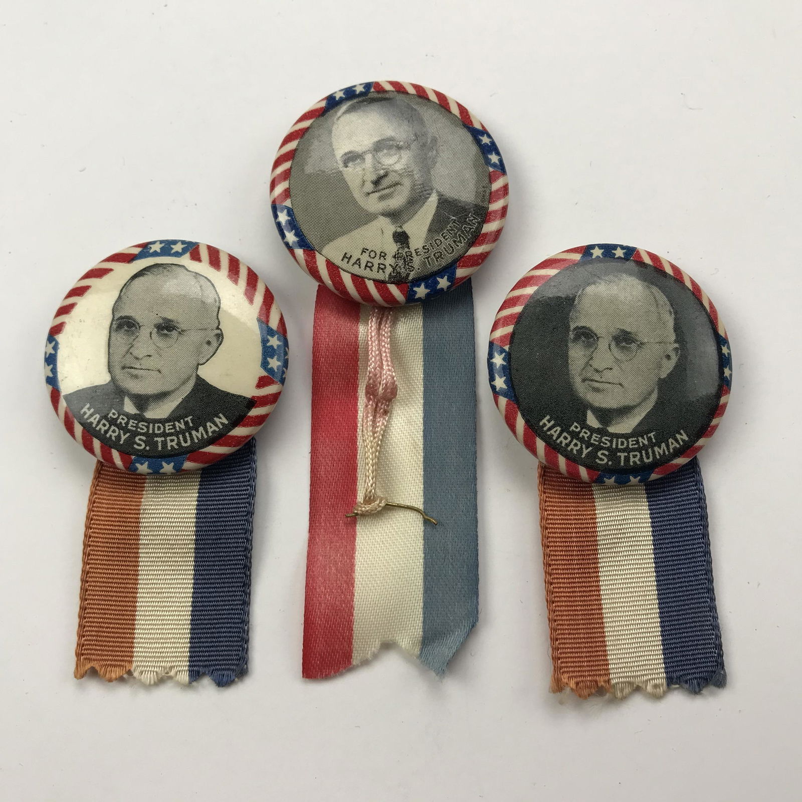 Group of 45 Harry Truman Buttons Pinbacks (1 of 4)