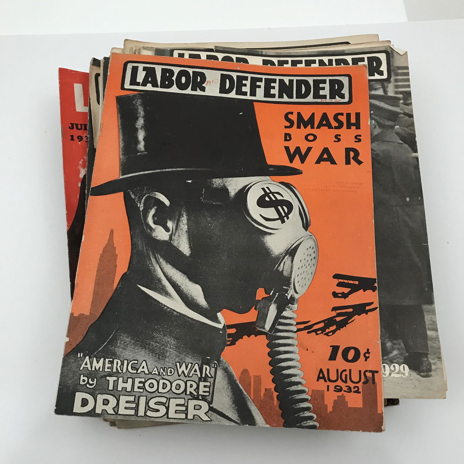 Group 1920s-30s Labor Defender Labor Herald Newspapers (1 of 12)
