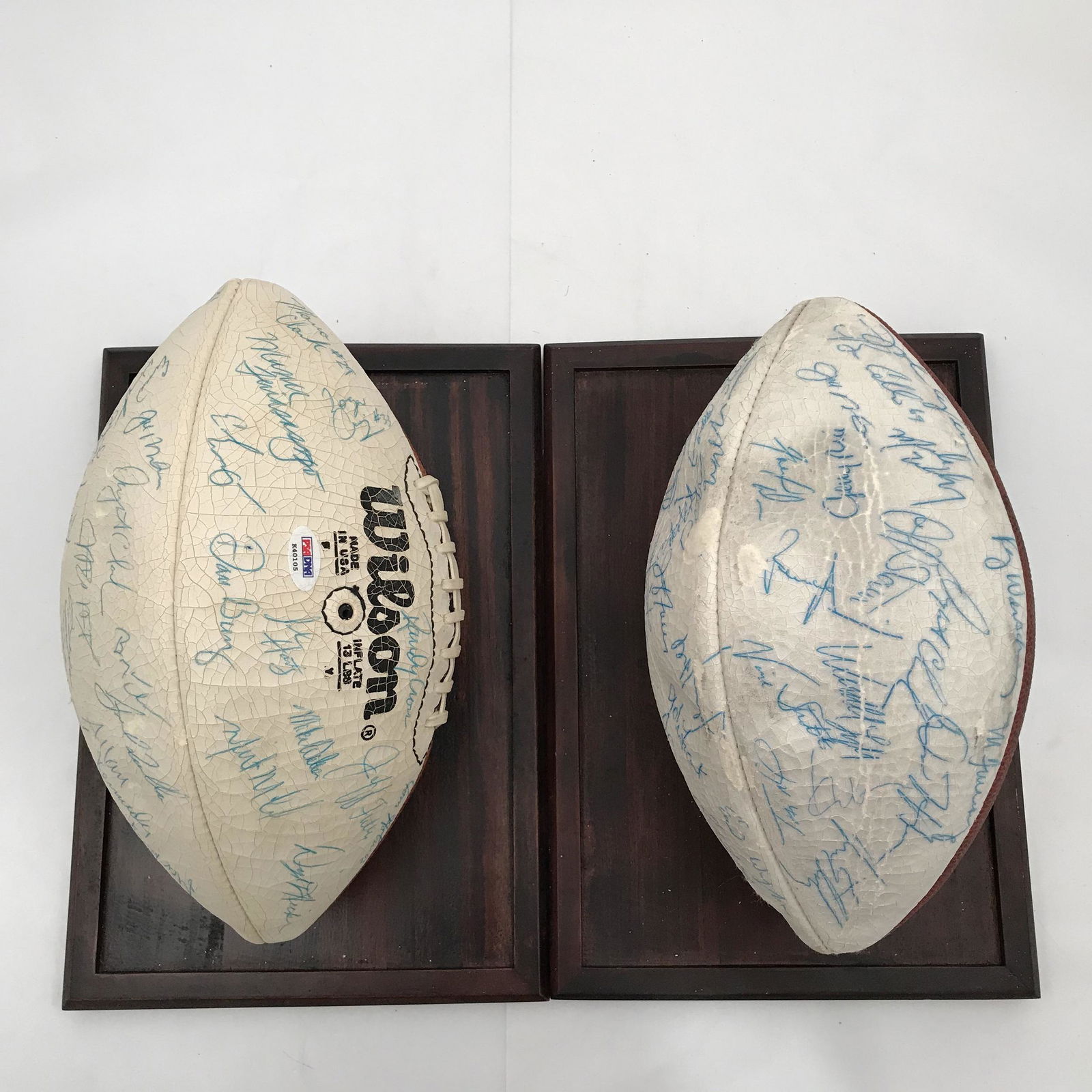 Two Vintage San Francisco 49ers Signed Team Footballs (1 of 3)