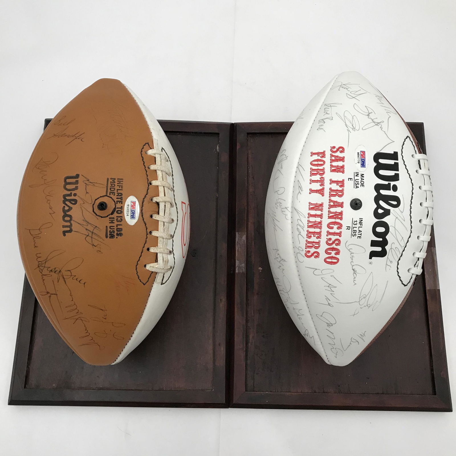 Two Vintage 1990 San Francisco 49ers Signed Team (1 of 3)