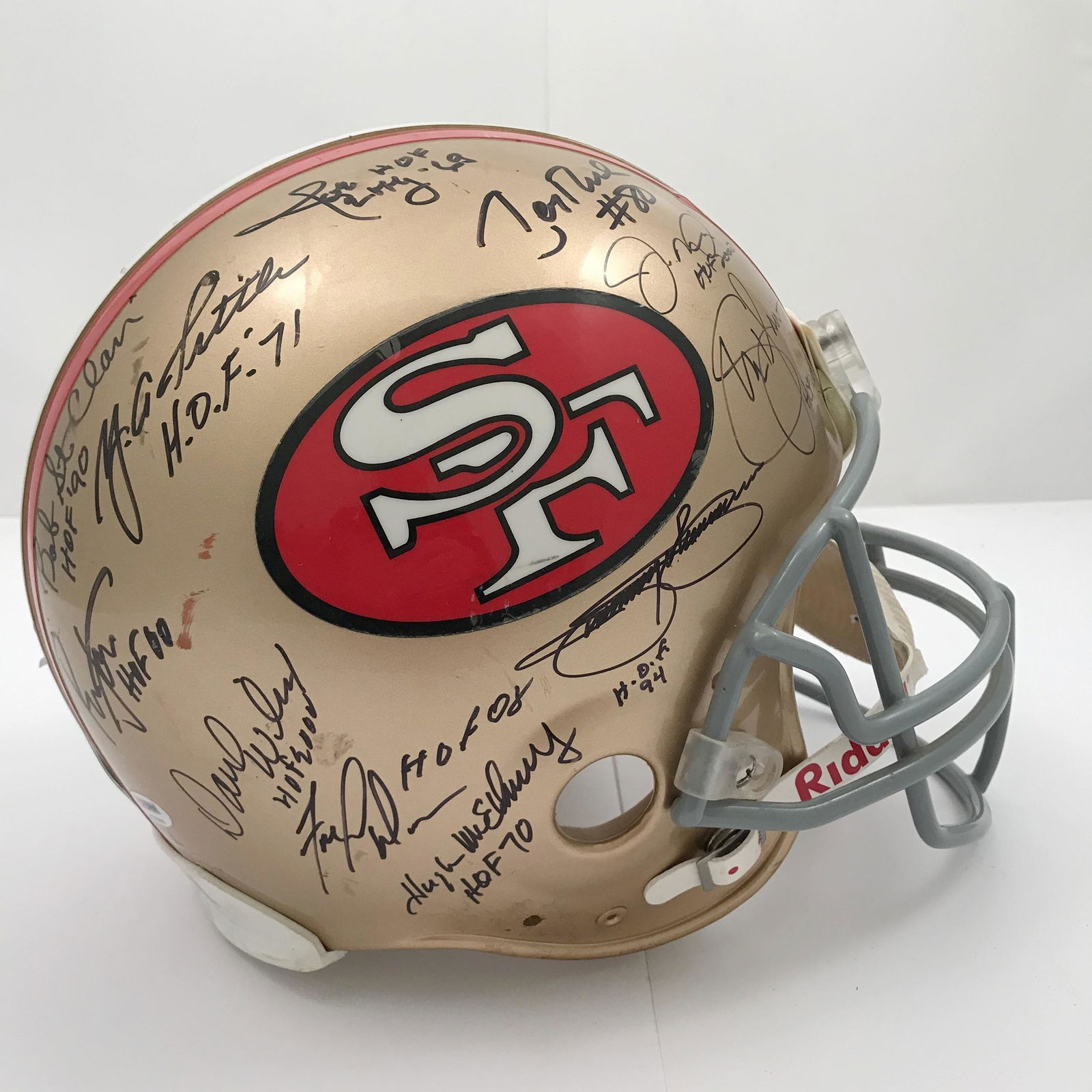 Riddell San Francisco 49ers HOFers  Signed Football (1 of 7)