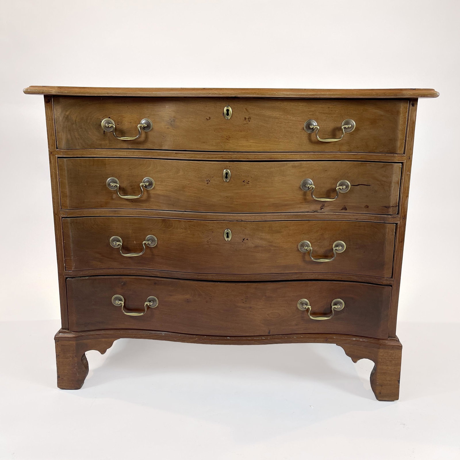 Federal Cherry Wood Serpentine Chest of Drawersrs (1 of 5)