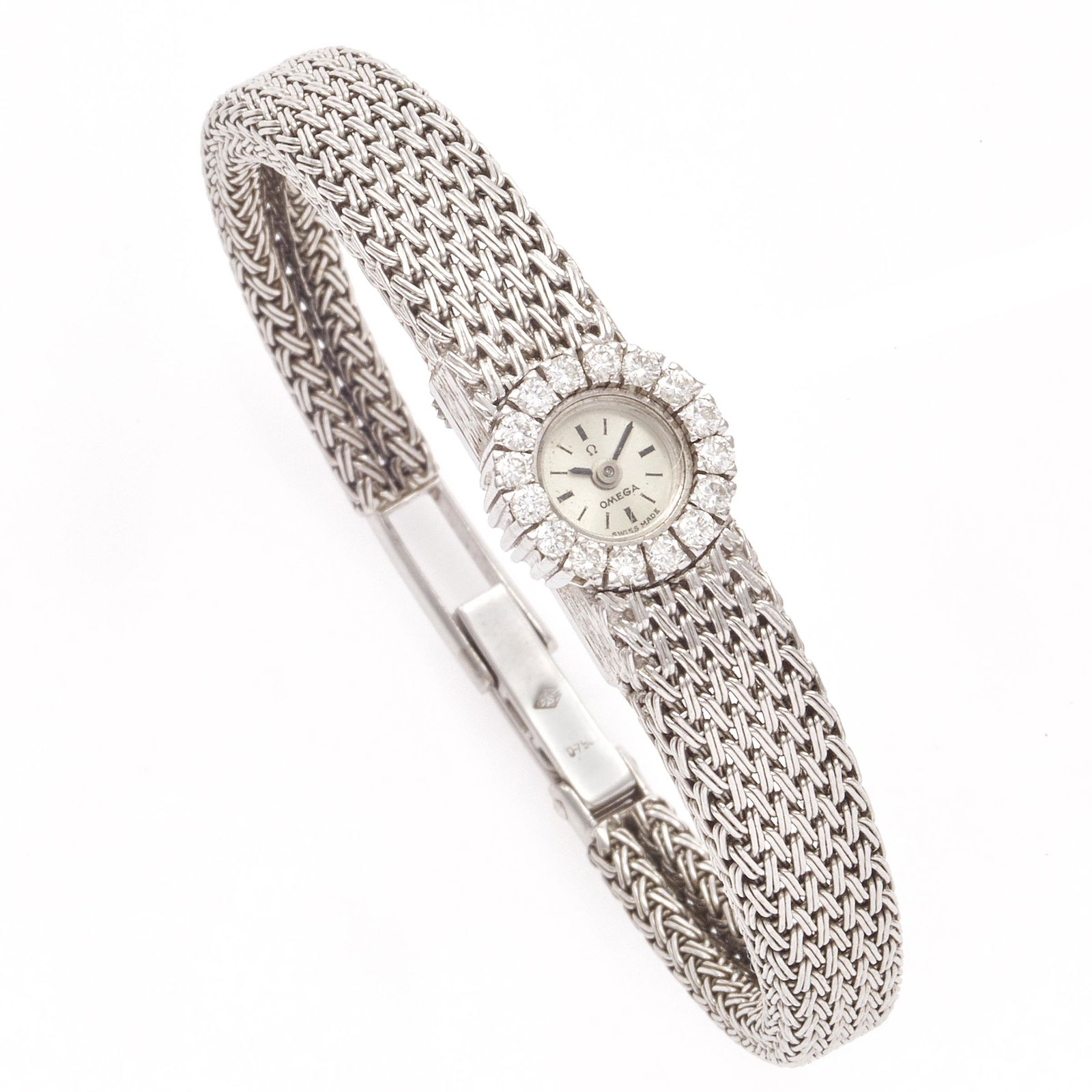 Ladies Omega Diamond, 18k White Gold Watch (1 of 4)