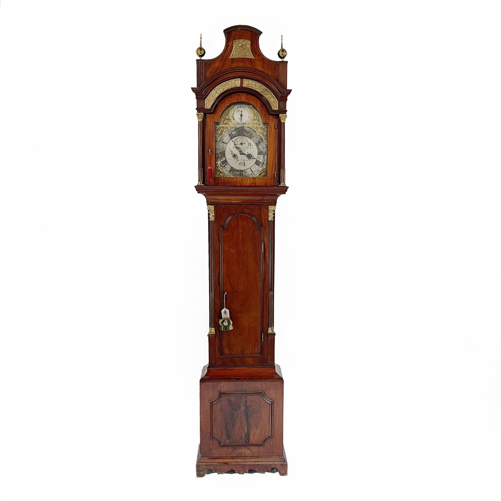 George III Mahogany Tall Case Clock (1 of 4)