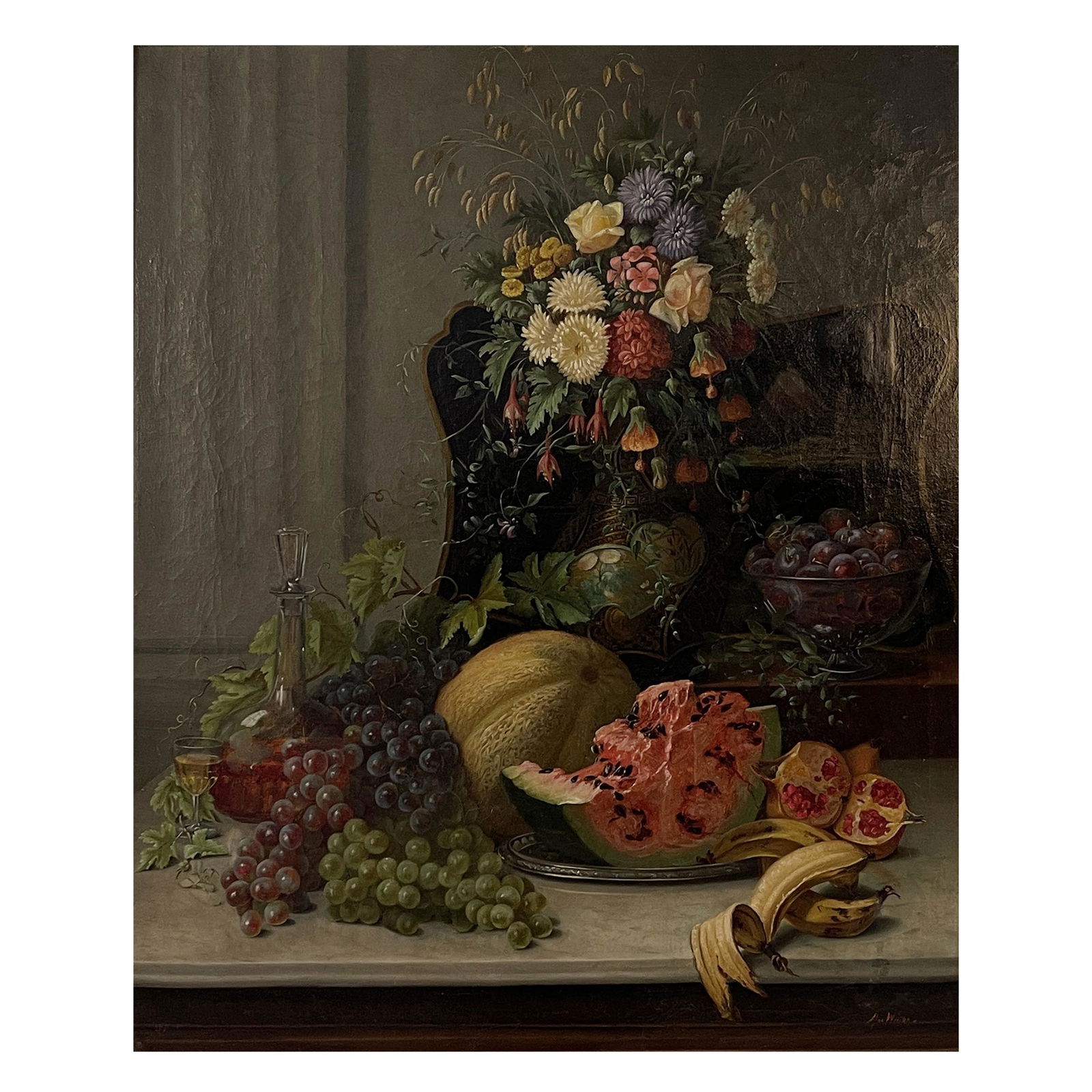 California School Oil on Canvas (1 of 7)