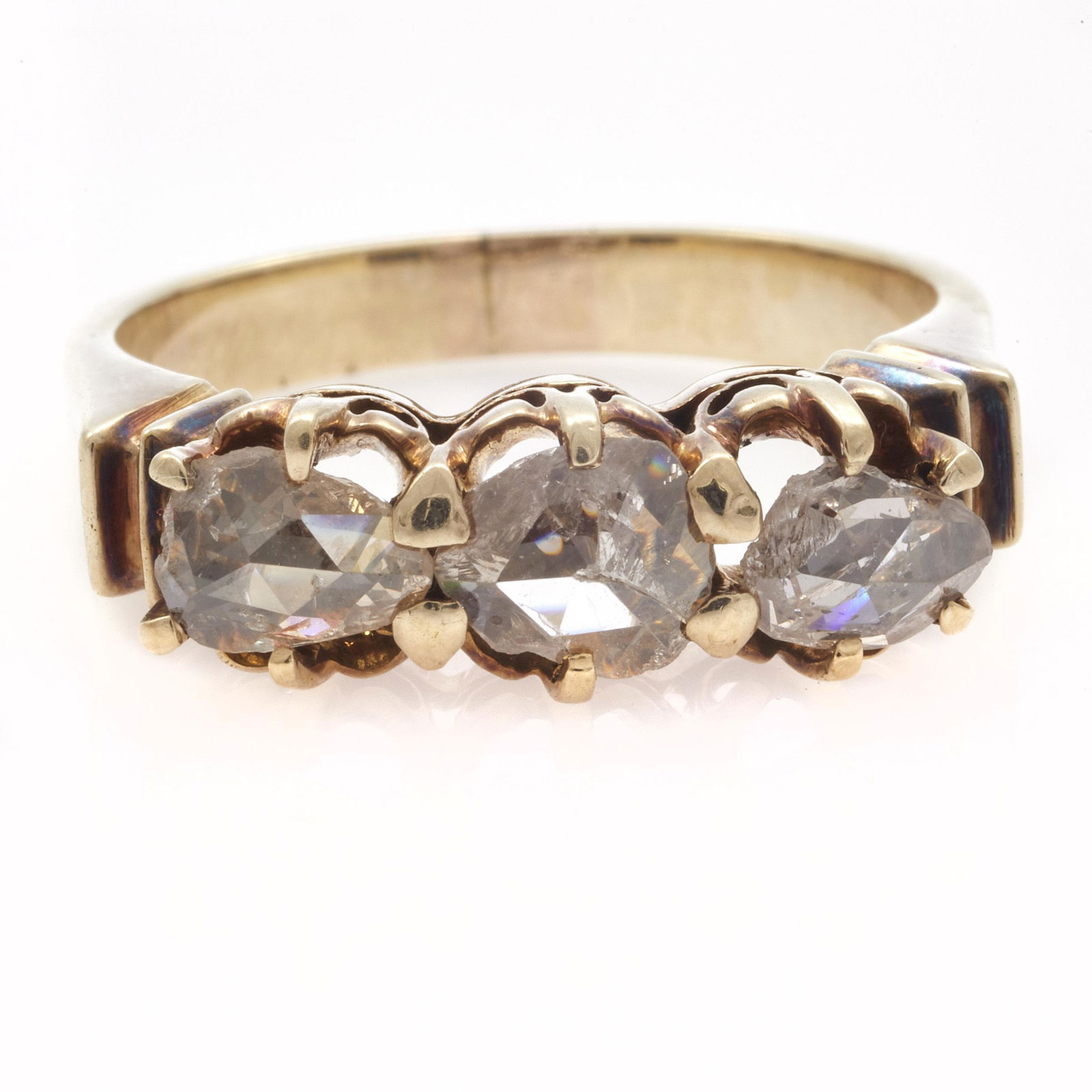 Victorian Rose-Cut Diamond, 14k Ring (1 of 4)