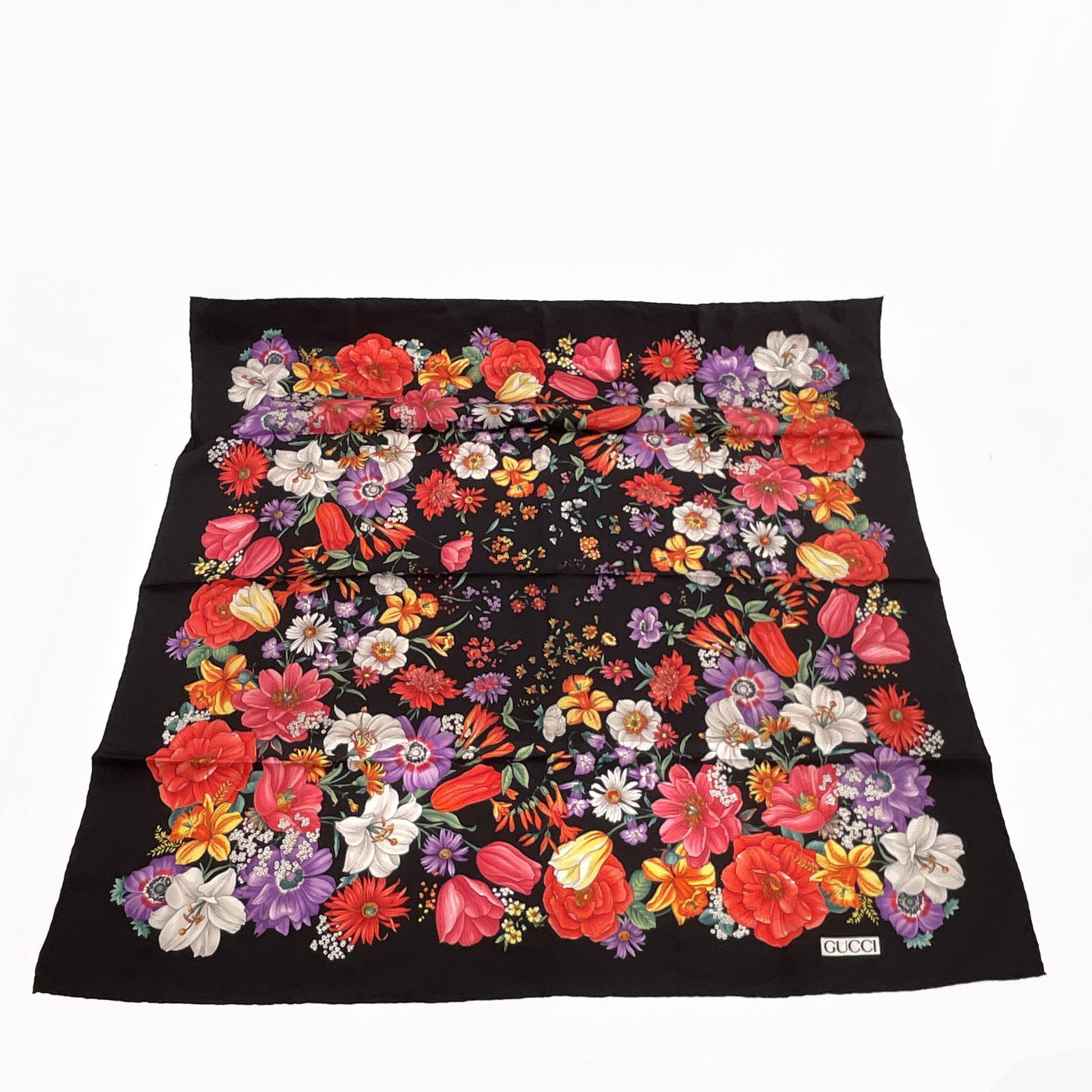 Gucci Silk Scarf (1 of 2)