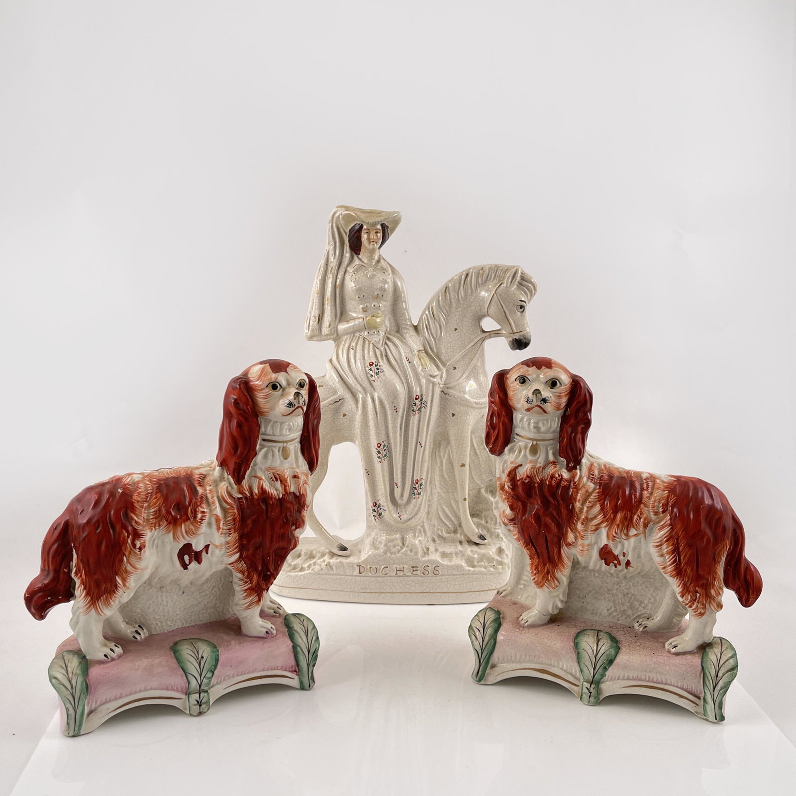 Staffordshire Pottery Figure 'Duchess' (1 of 5)