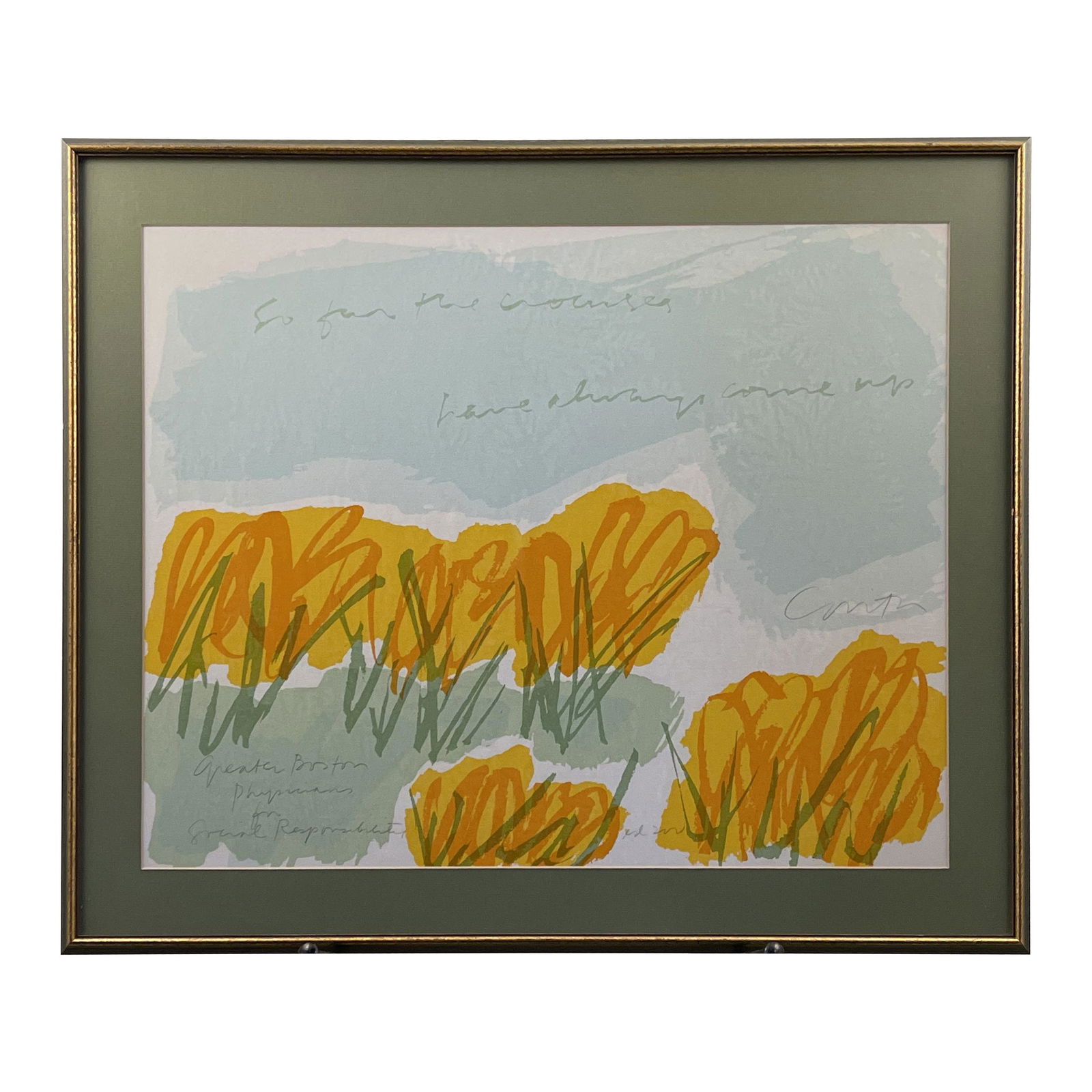 Sister Mary Corita (1918-1986 American) Serigraph (1 of 4)