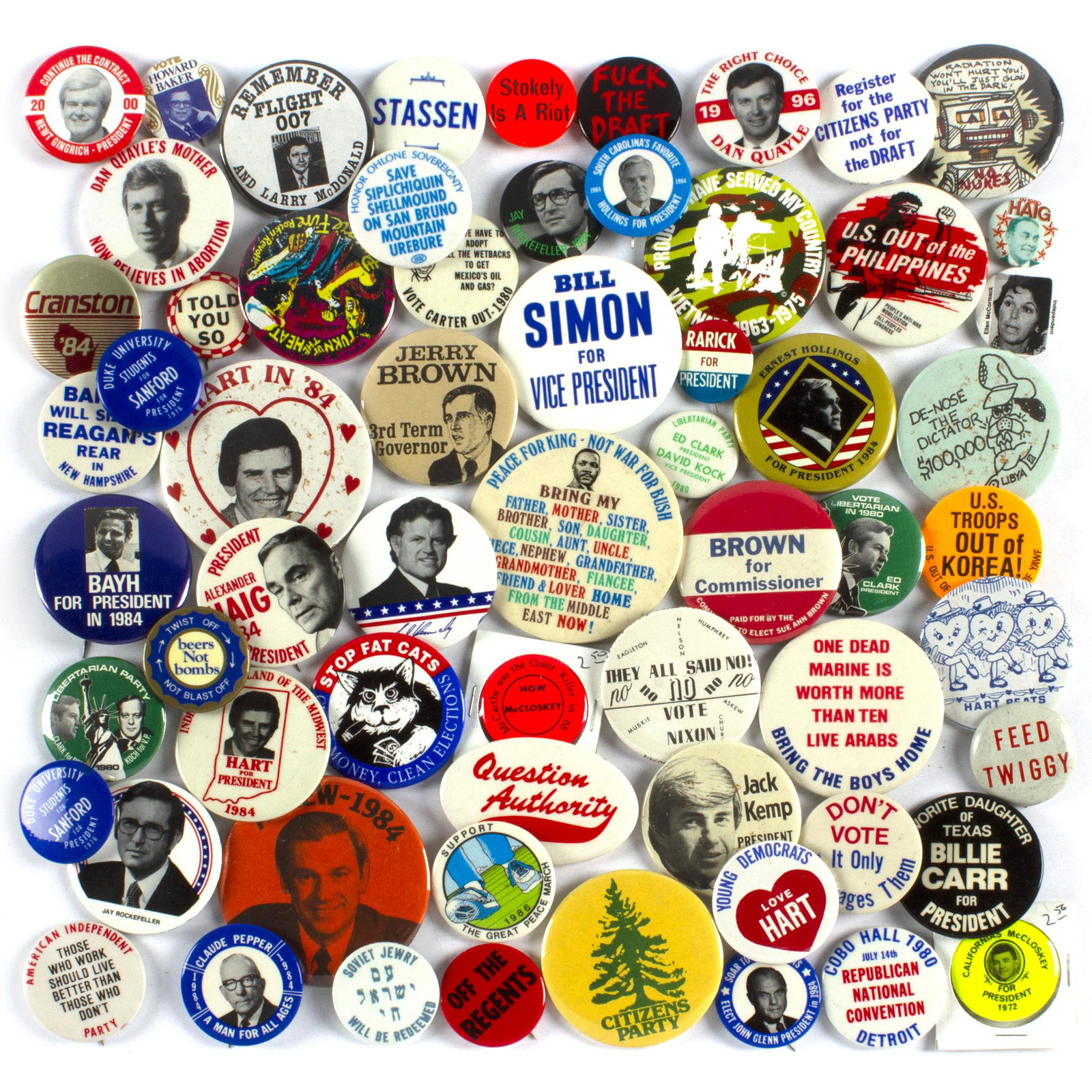 75 Varied 1970s 80s Campaigns and Causes: 75 Varied 1970s 80s Campaigns and Causes