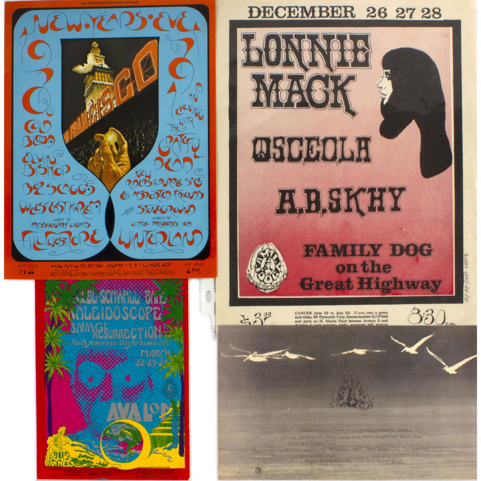 4 Grateful Dead Lonnie Mack Siegel Schwall (1 of 2)