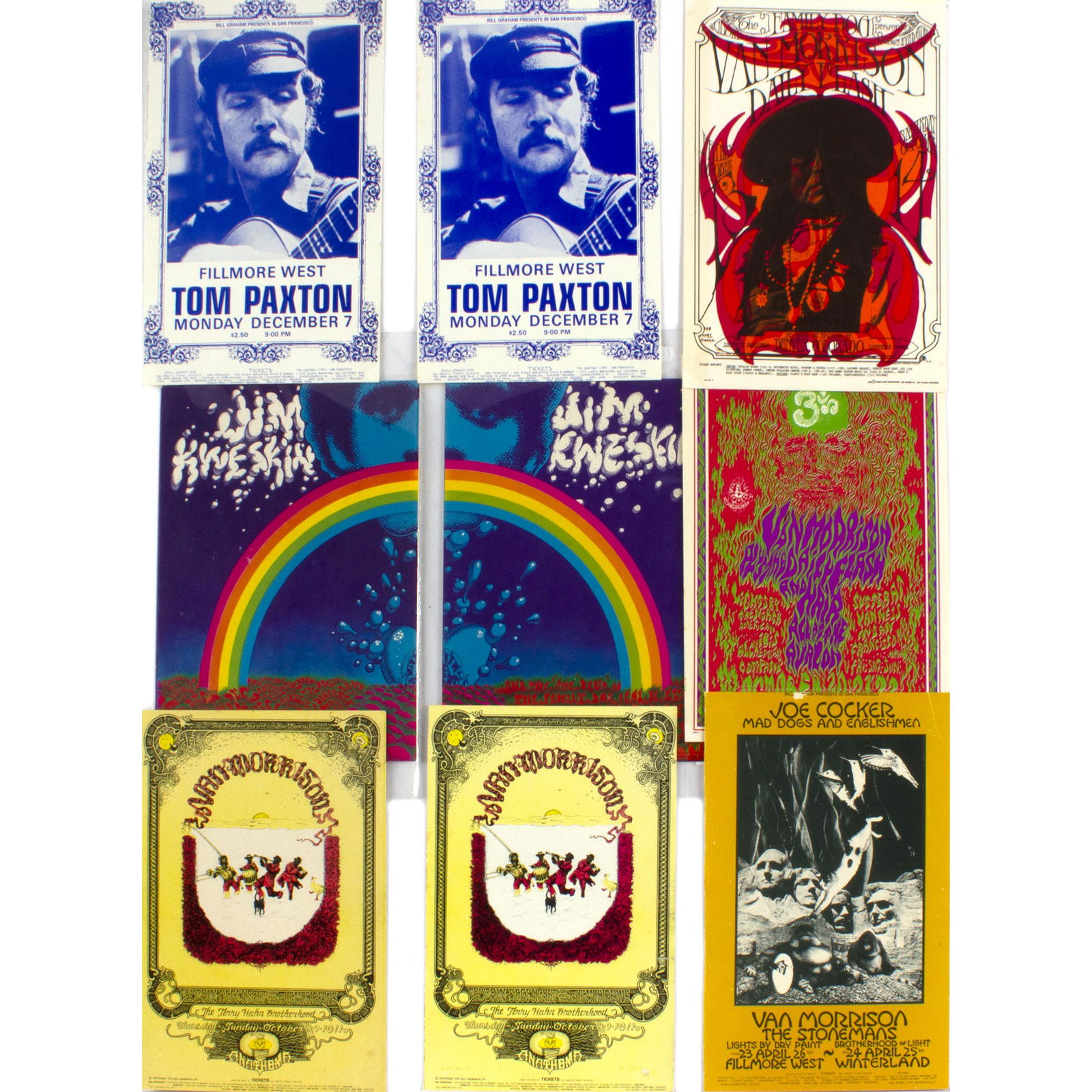 7 Van Morrison Joe Cocker Jim Kweskin Fillmore (1 of 2)