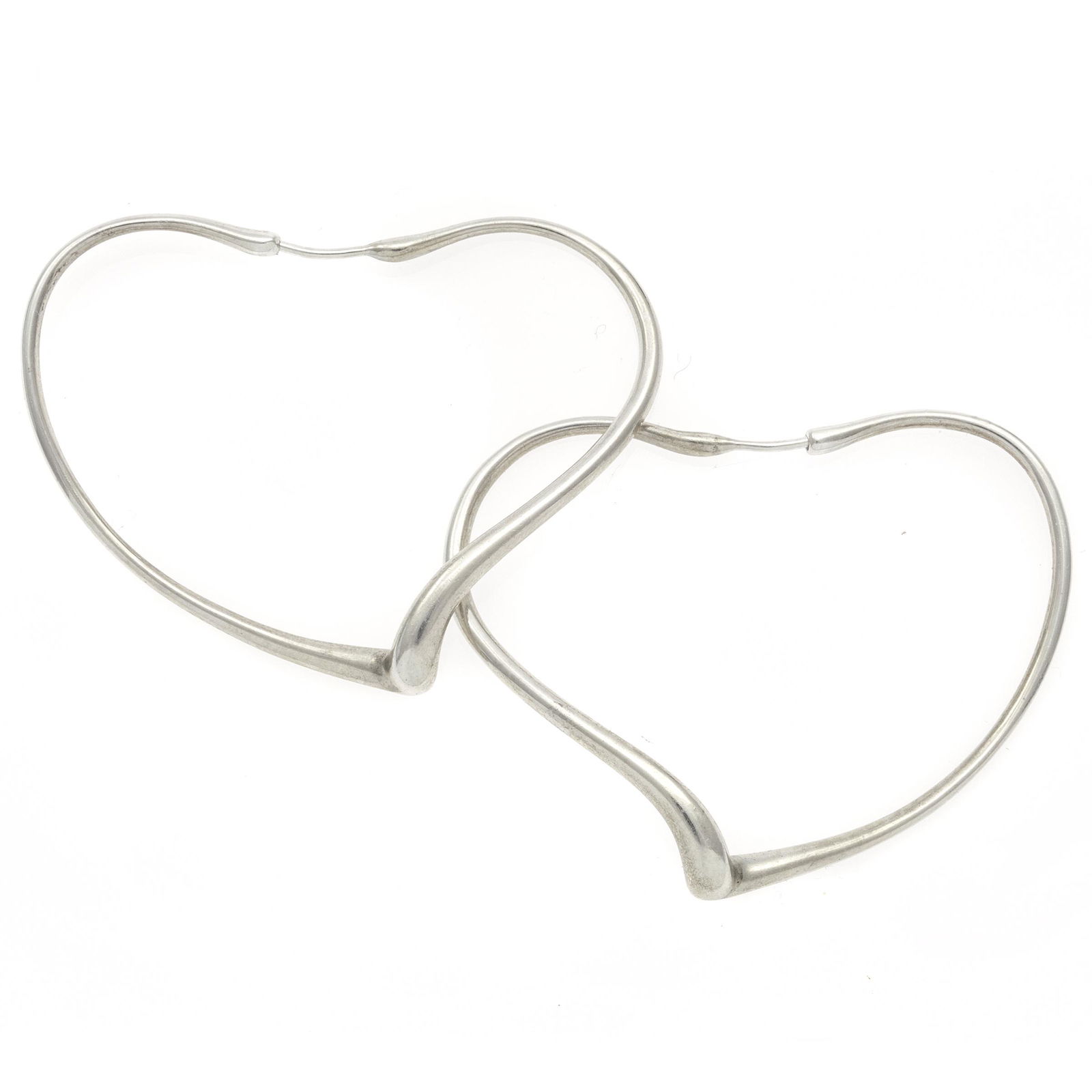 Pair of Tiffany & Co., Elsa Peretti Sterling Earrings (1 of 3)