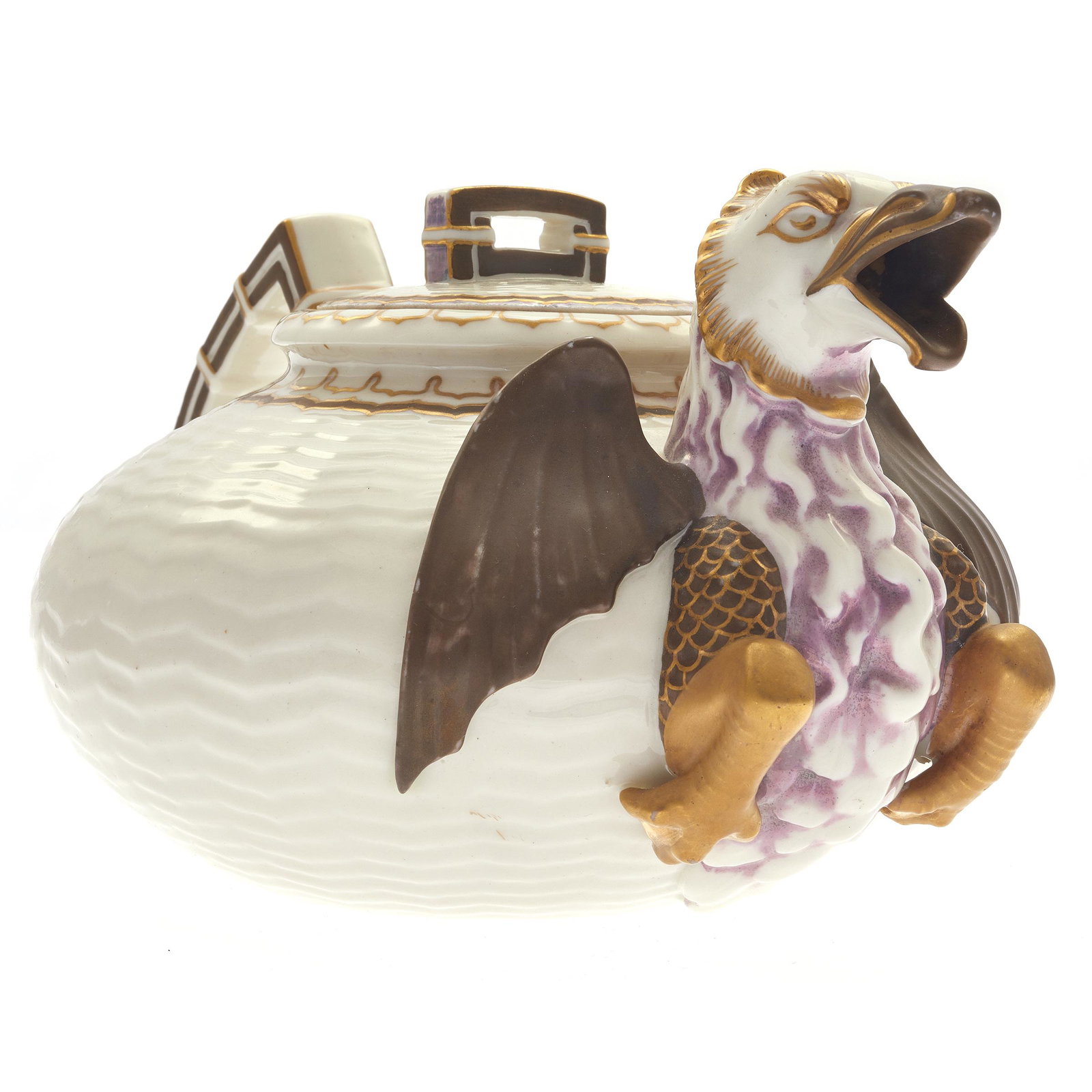 Belleek Pottery Griffon Spout Tea Pot (1 of 5)