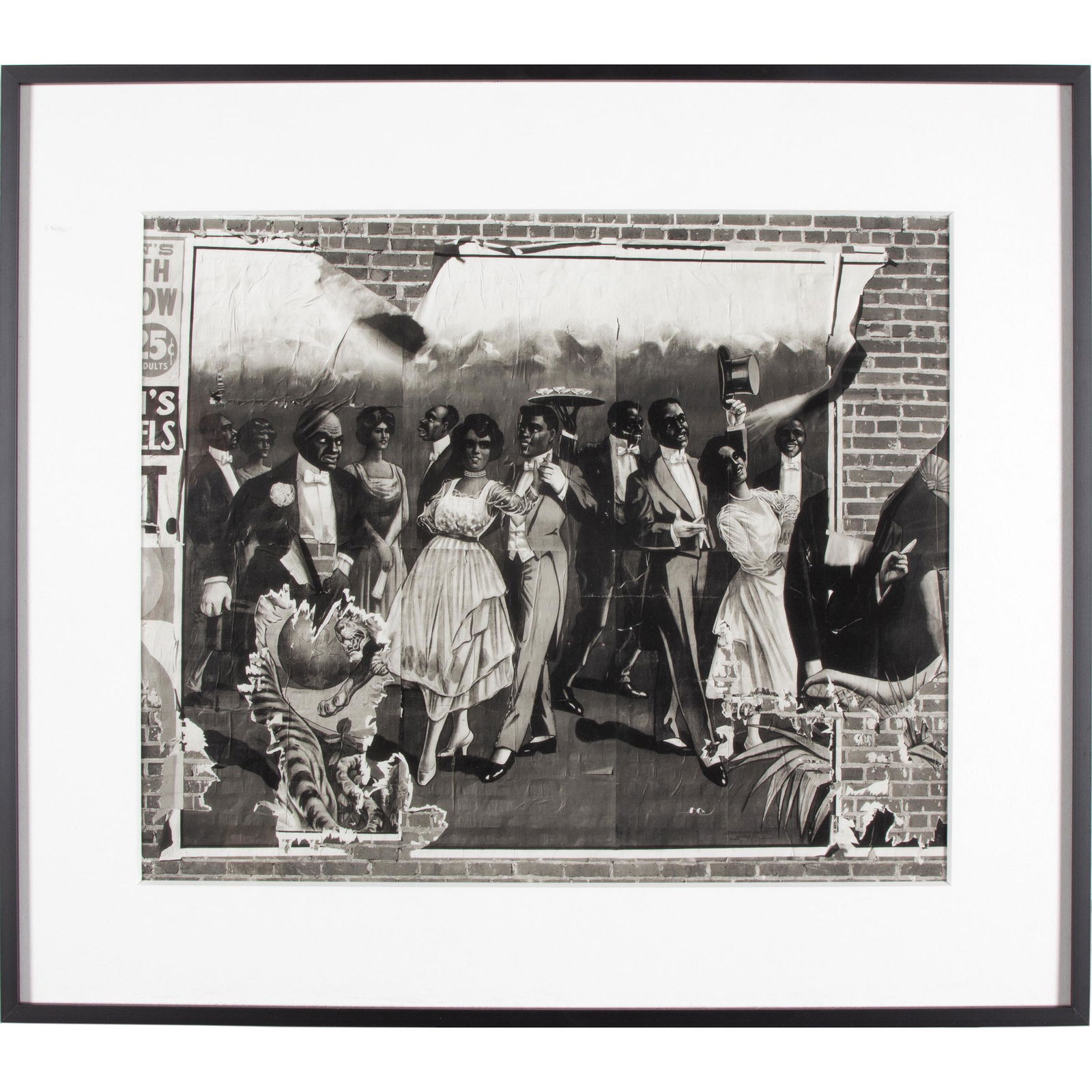 Walker Evans (1903-1975 American) Minstrel Showbill: Minstrel Showbill, 1936. Carbon Pigment print Dated and numbered with printer's initials. Printed 2/2008 Edition 3/140 19in. x 15in. (48cm. x 38cm) Framed: 26in. x 22in. (66cm. x 56cm) Provenance: Ste