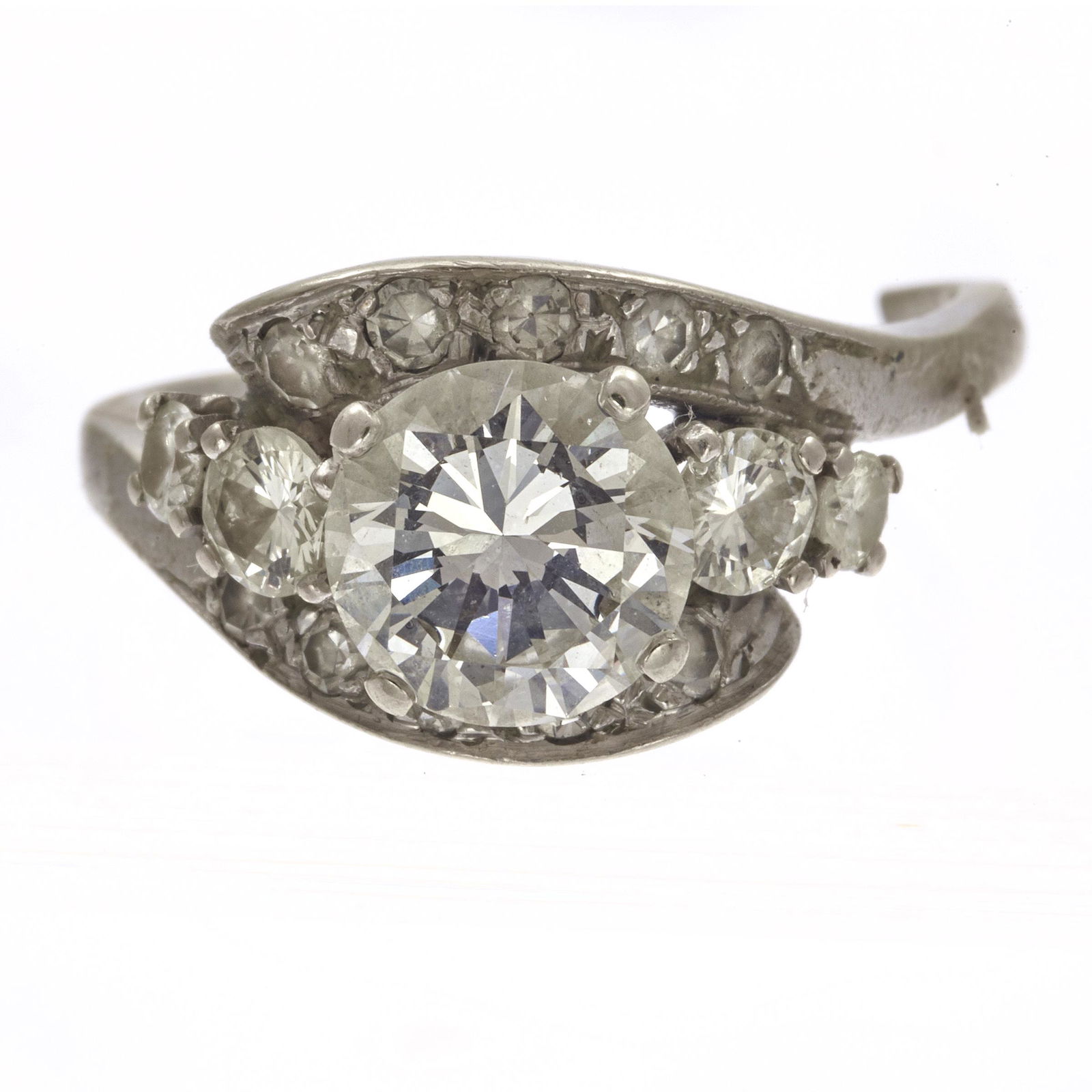 Diamond, 14k White Gold Ring (1 of 4)