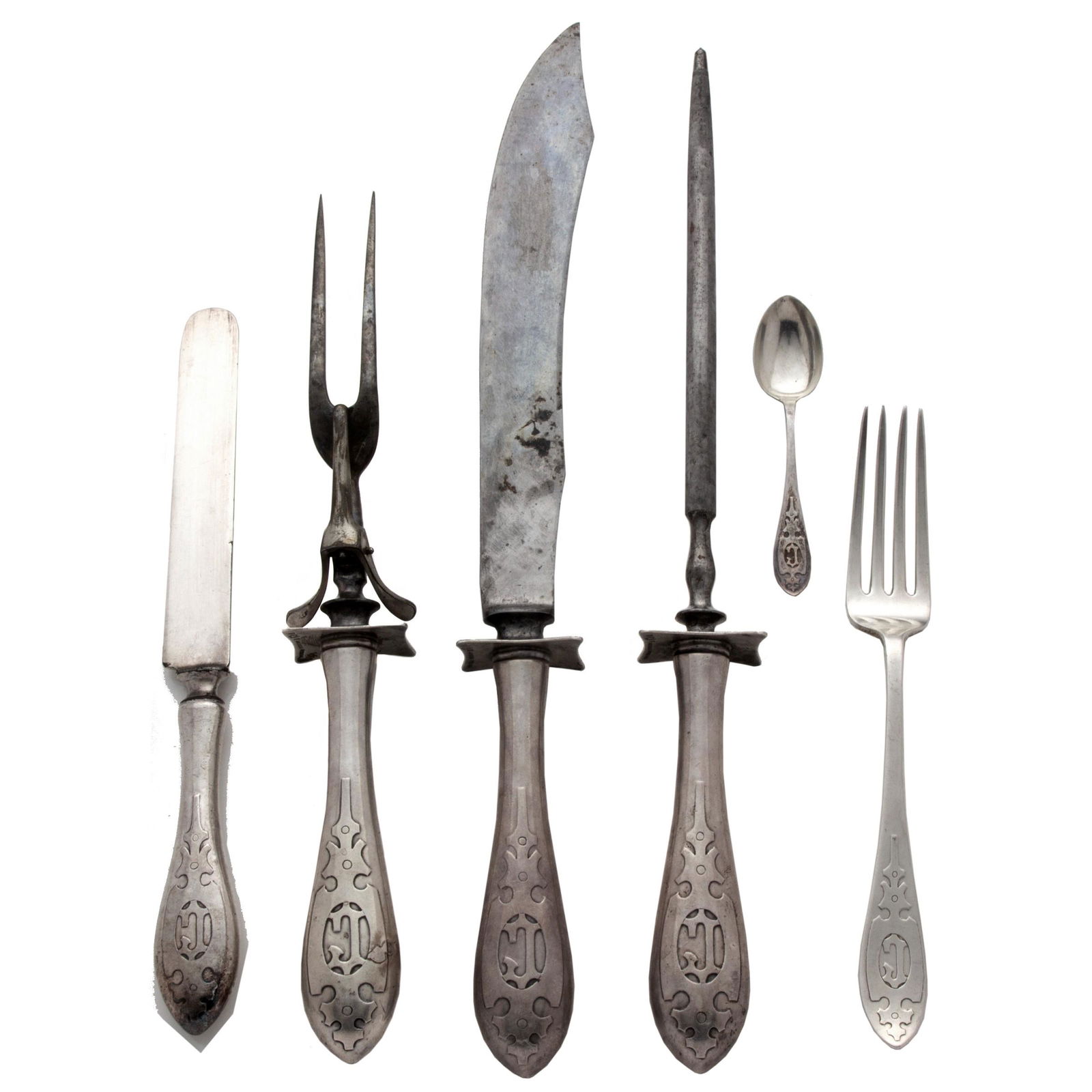 Shreve Sterling Flatware 14th Century Pattern (1 of 3)