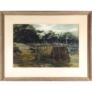 Philip Duane Jamison (1925-2021, American) Watercolor (1 of 1)