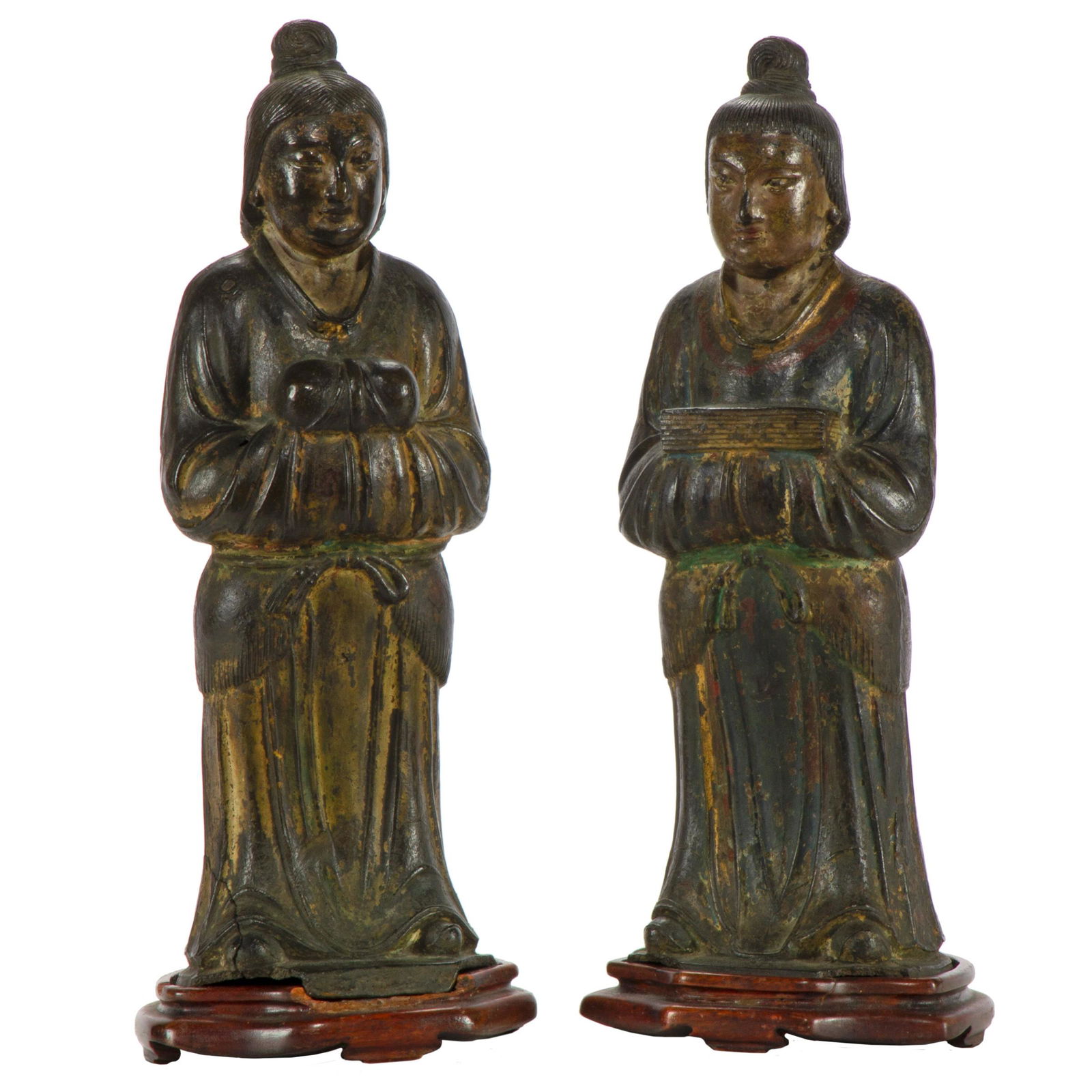 Pair Ming Dynasty Figures (1 of 6)