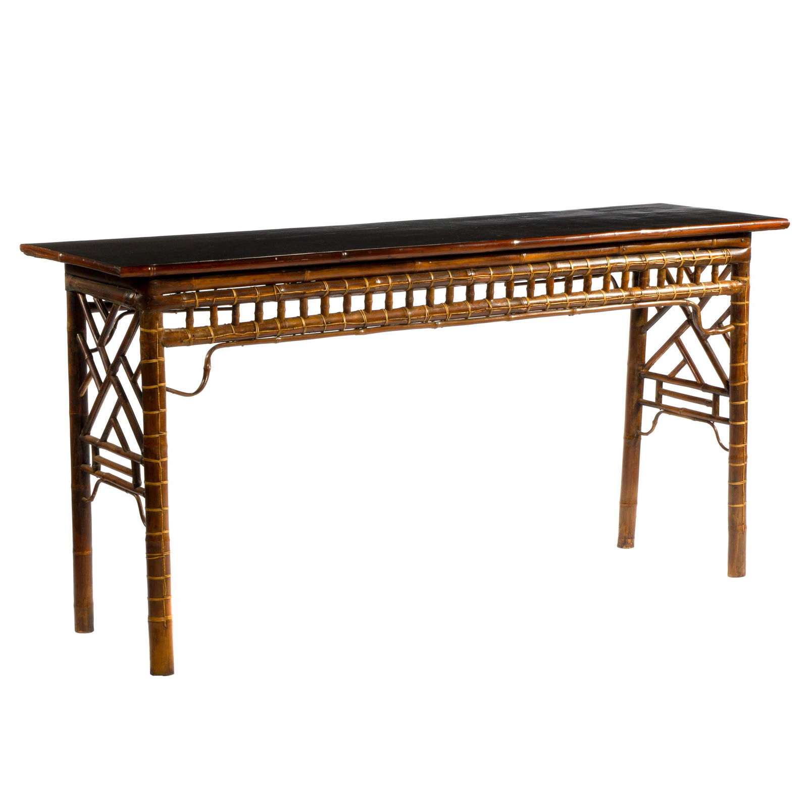 Japanese Bamboo Altar Table 32in. (81cm) h. 17in. (43cm) w. 63in. (160cm) l. (1 of 1)