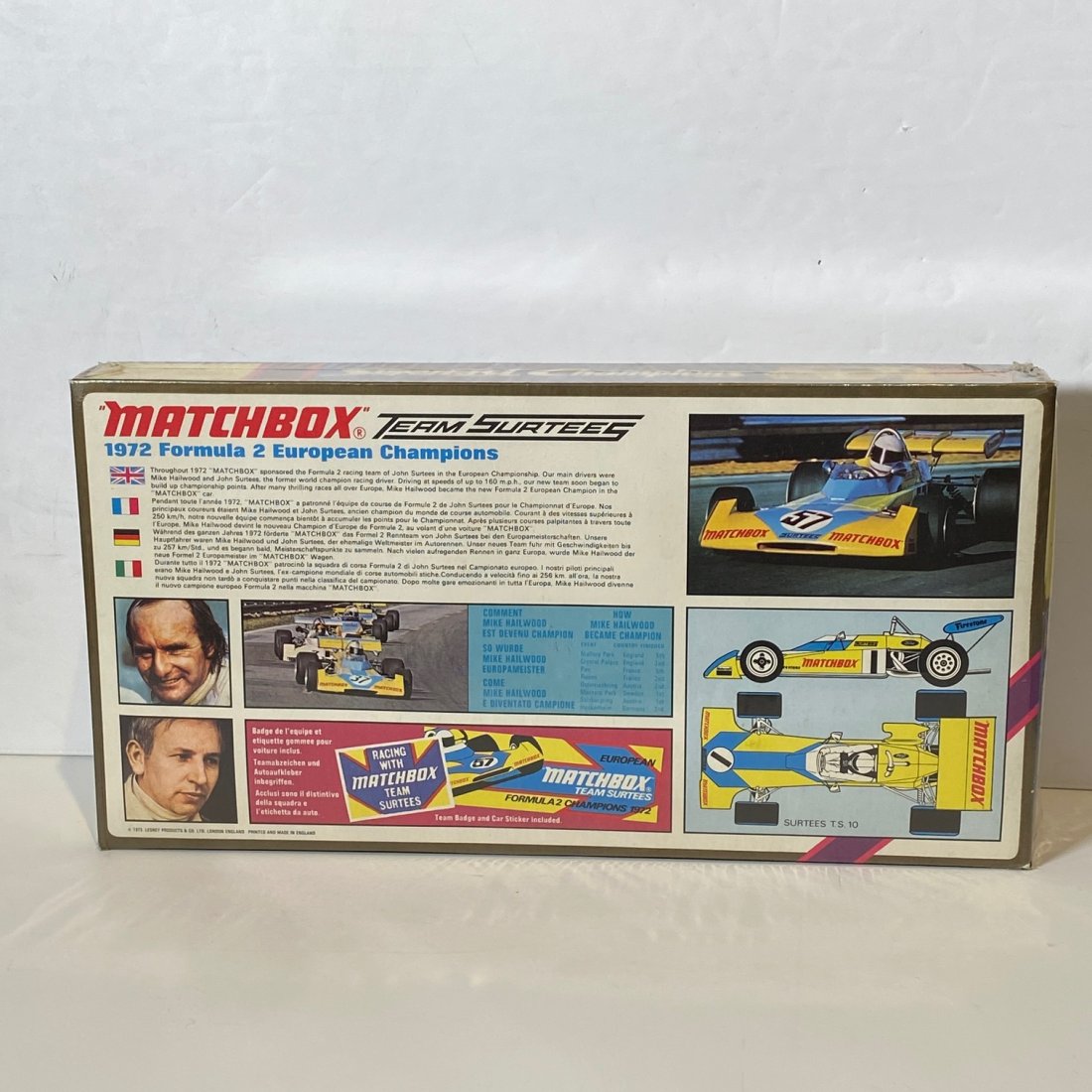 Matchbox Superfast G-4 Team Matchbox Gift Set, Including a 24 Team Matchbox Racing Car with metallic (1 of 2)