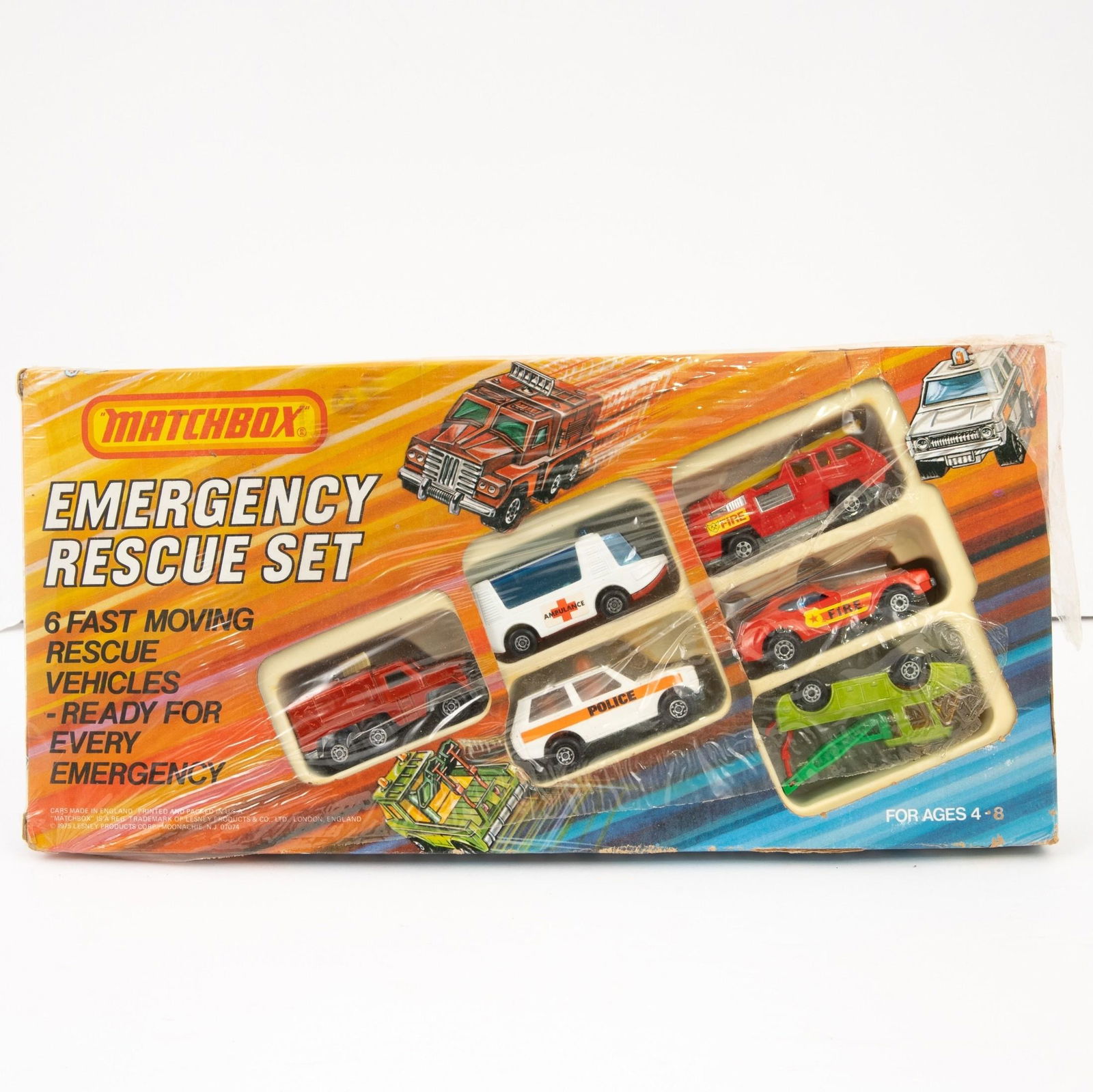 Matchbox Superfast US Issue G20 Emergency Rescue Gift Set And Four Other Die Cast Vehicles, (1 of 2)