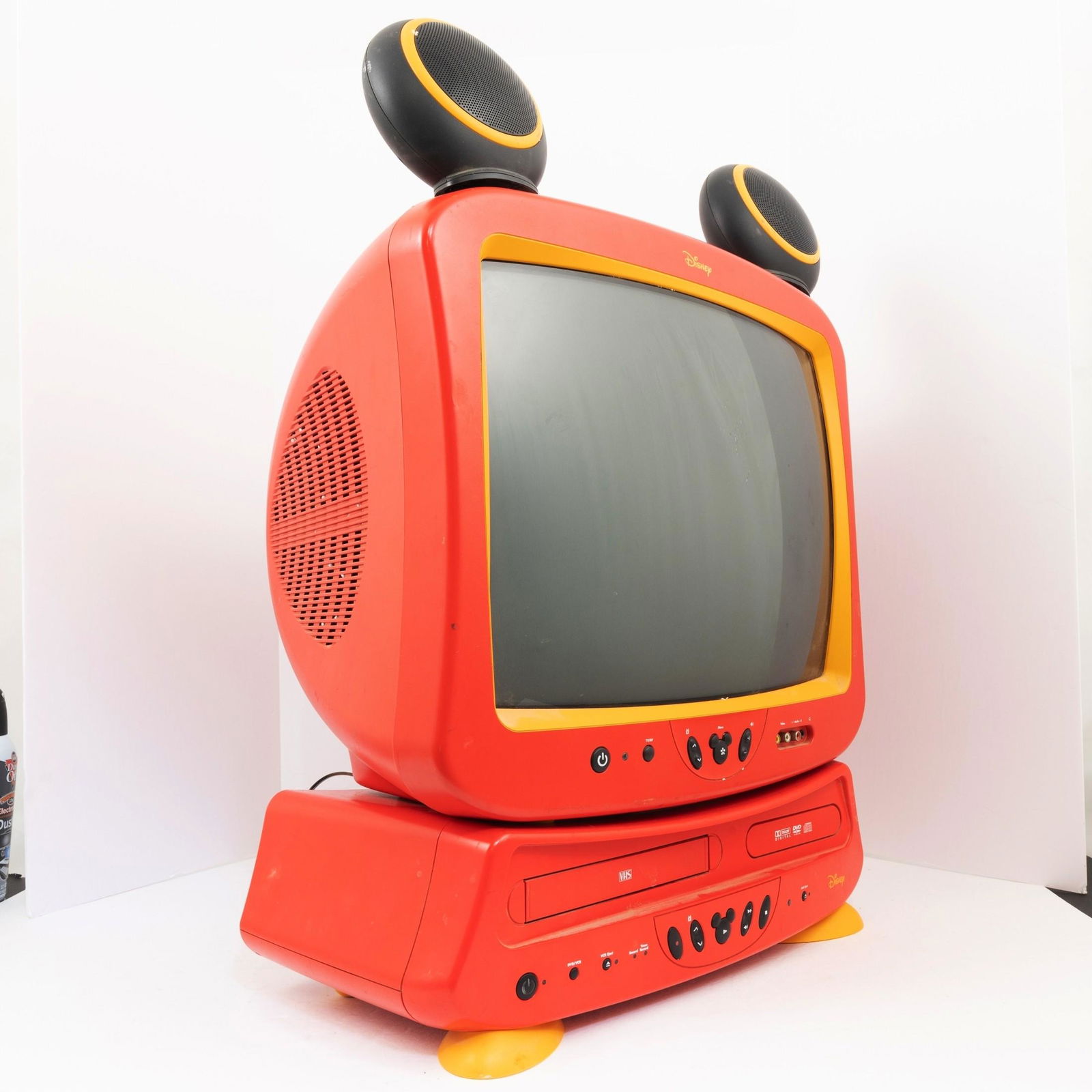 Mickey Mouse Tv with DVD/ VCR combo player