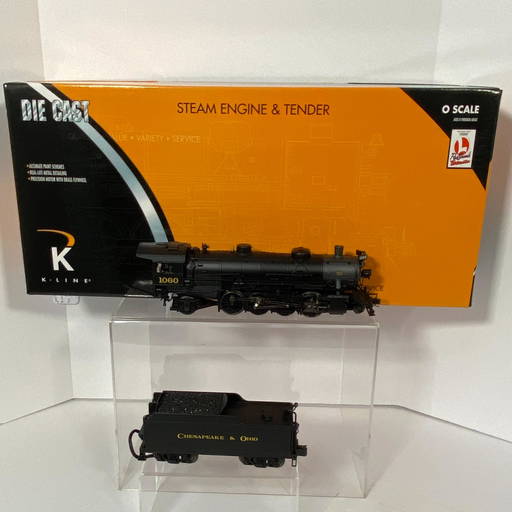 Modern K Line O Gauge K36151060CC C&O Mikado Steam And