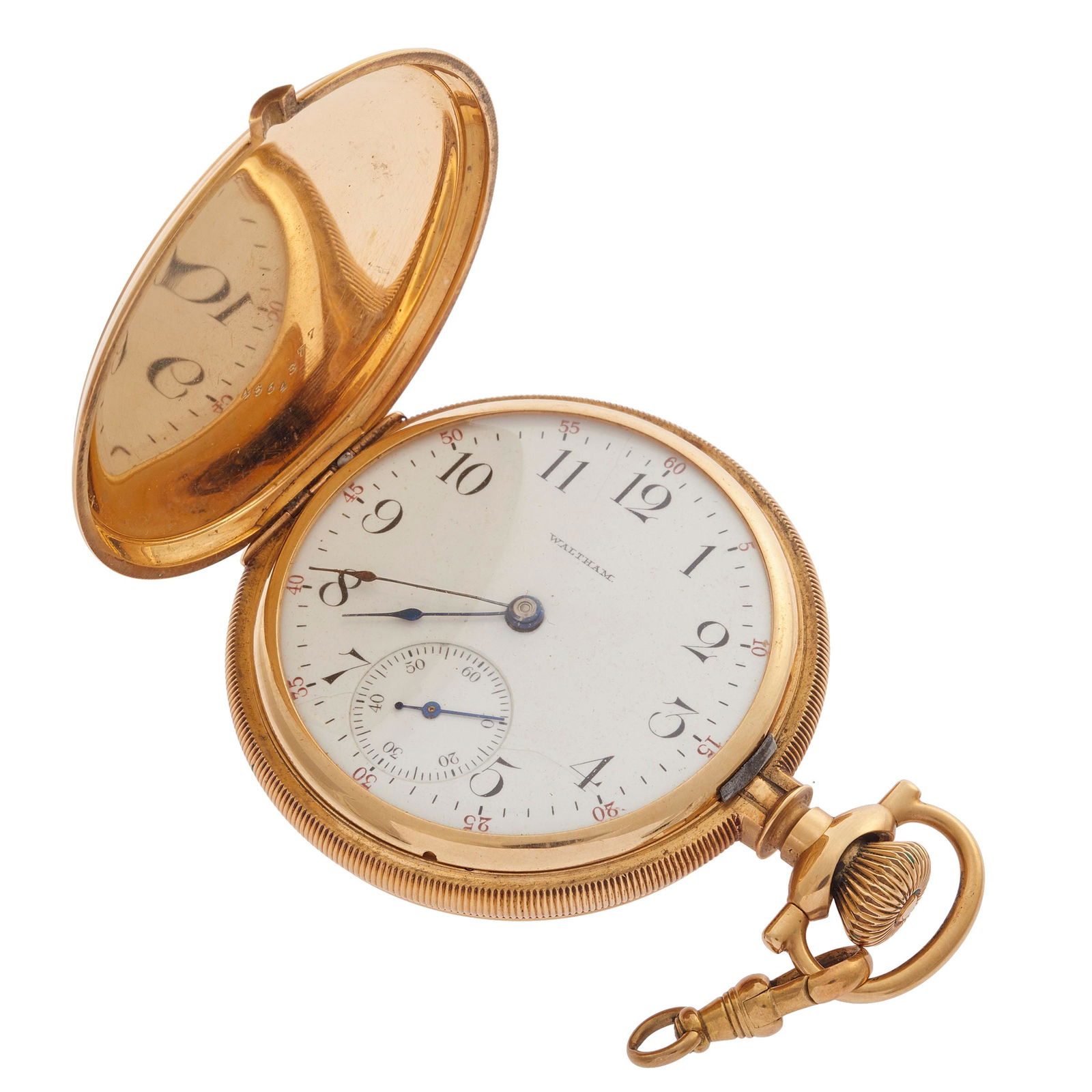 Waltham 14k Yellow Gold Hunting Case Pocketwatch (1 of 4)