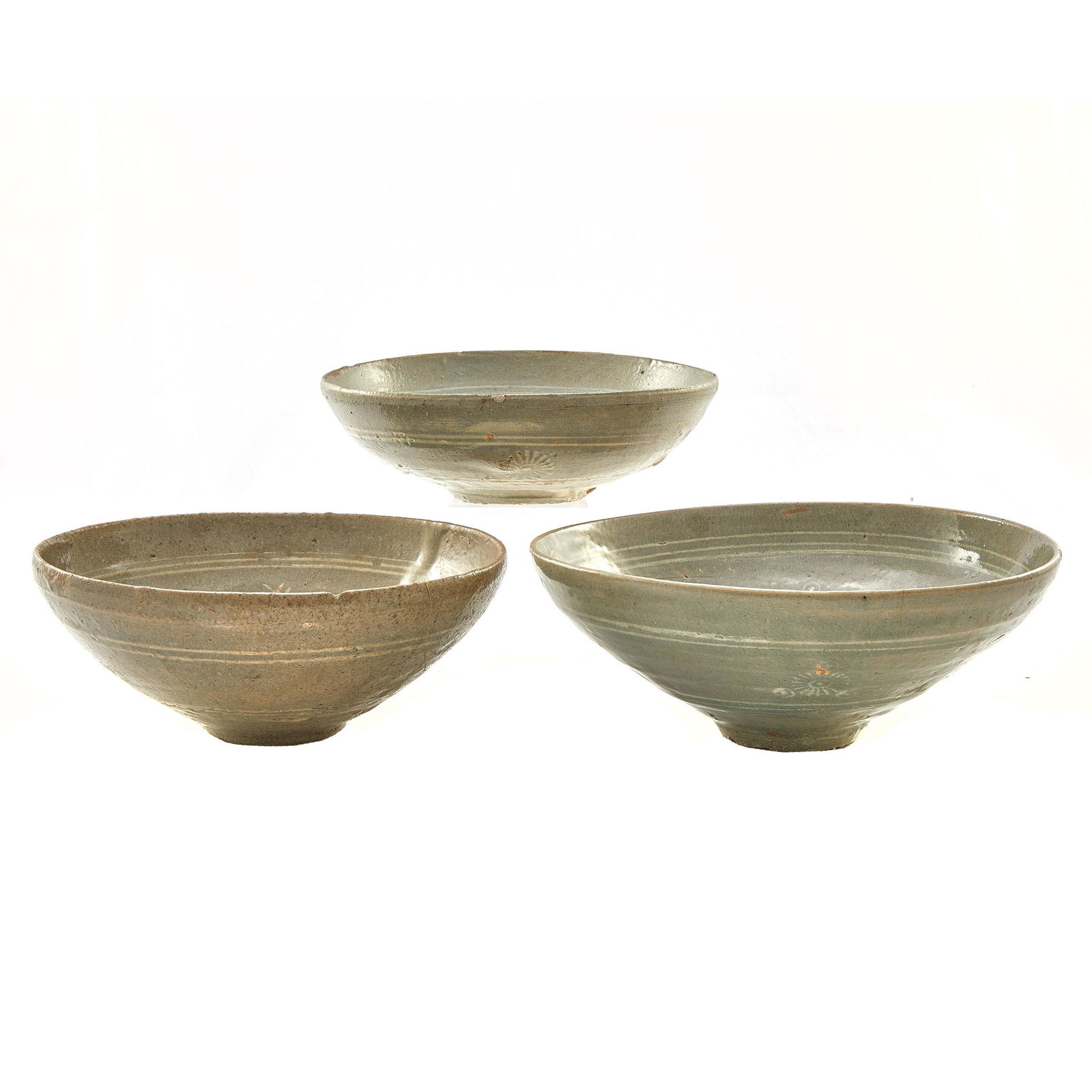 Korean Celadon Glazed Bowls (1 of 3)