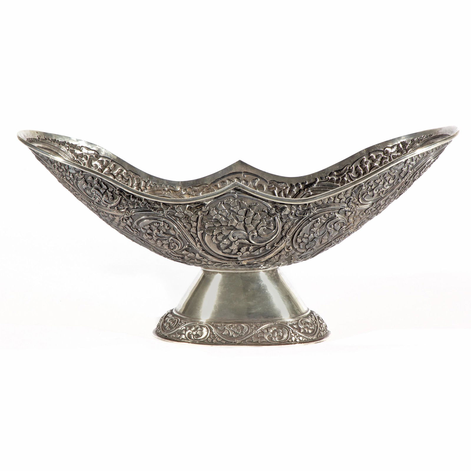 Indonesian .800 Silver Offering Bowl (1 of 3)