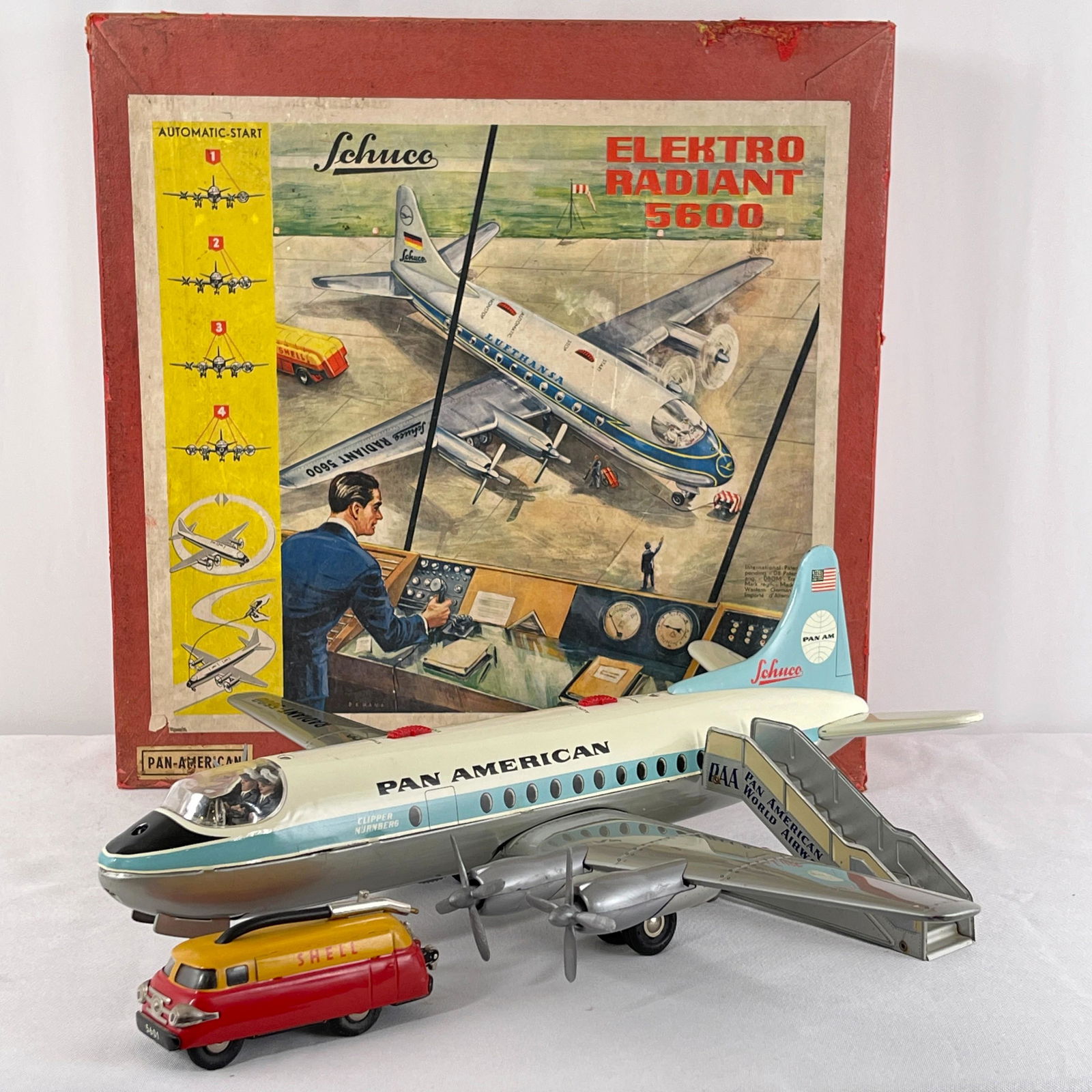 Vintage Schuco Elektro Radiant 5600 Battery Operated Plane (1 of 6)