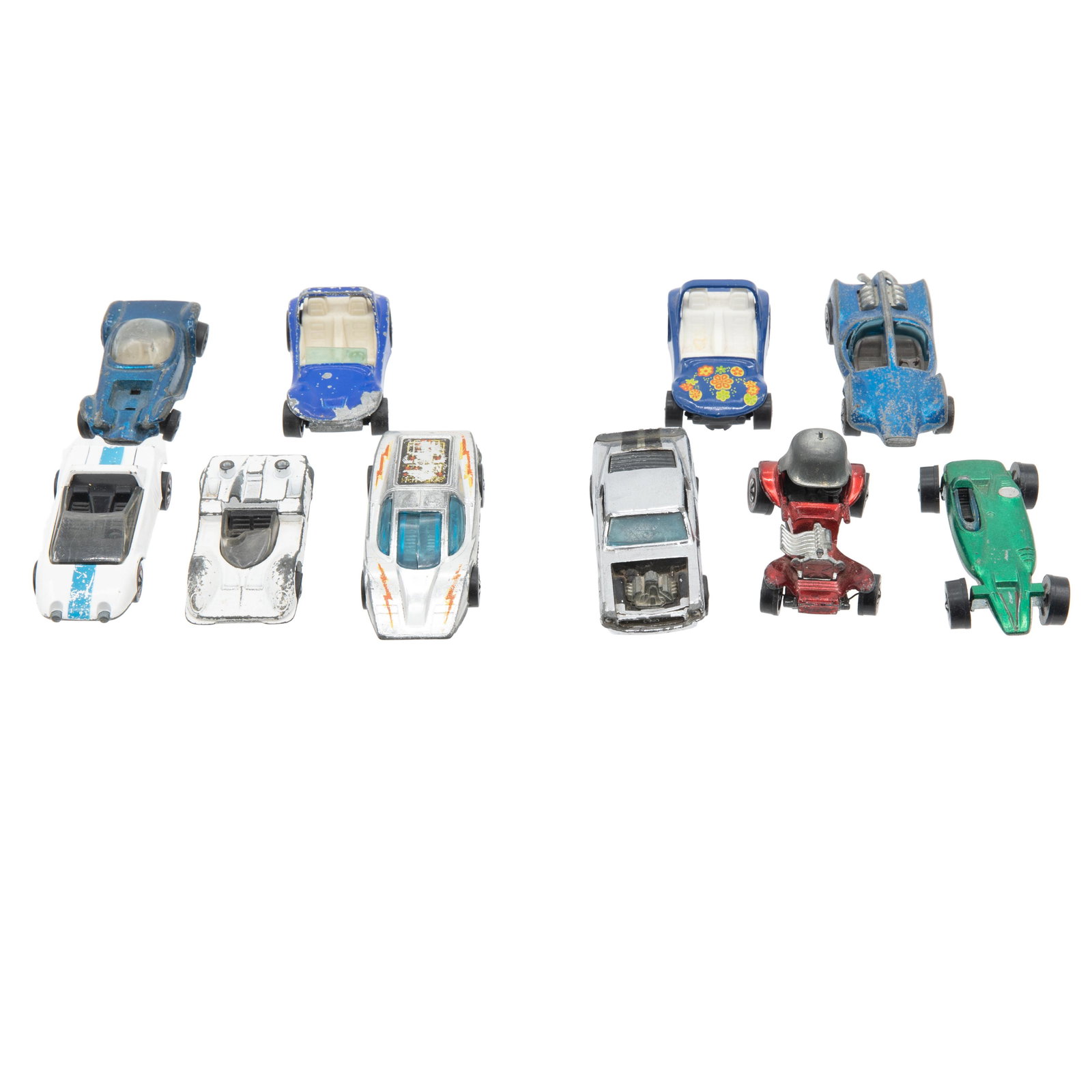 Hot Wheels Redlines Lot of Ten, including: Red Barron (1 of 1)