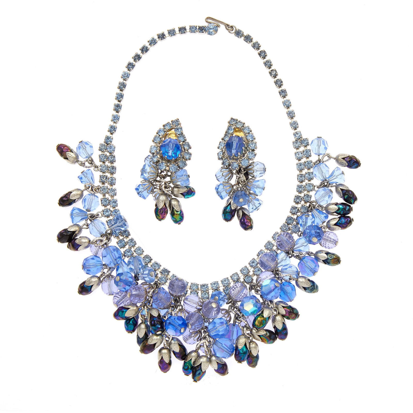 Vintage Hobe Rhinestone, Crystal, Jewelry Suite (1 of 1)