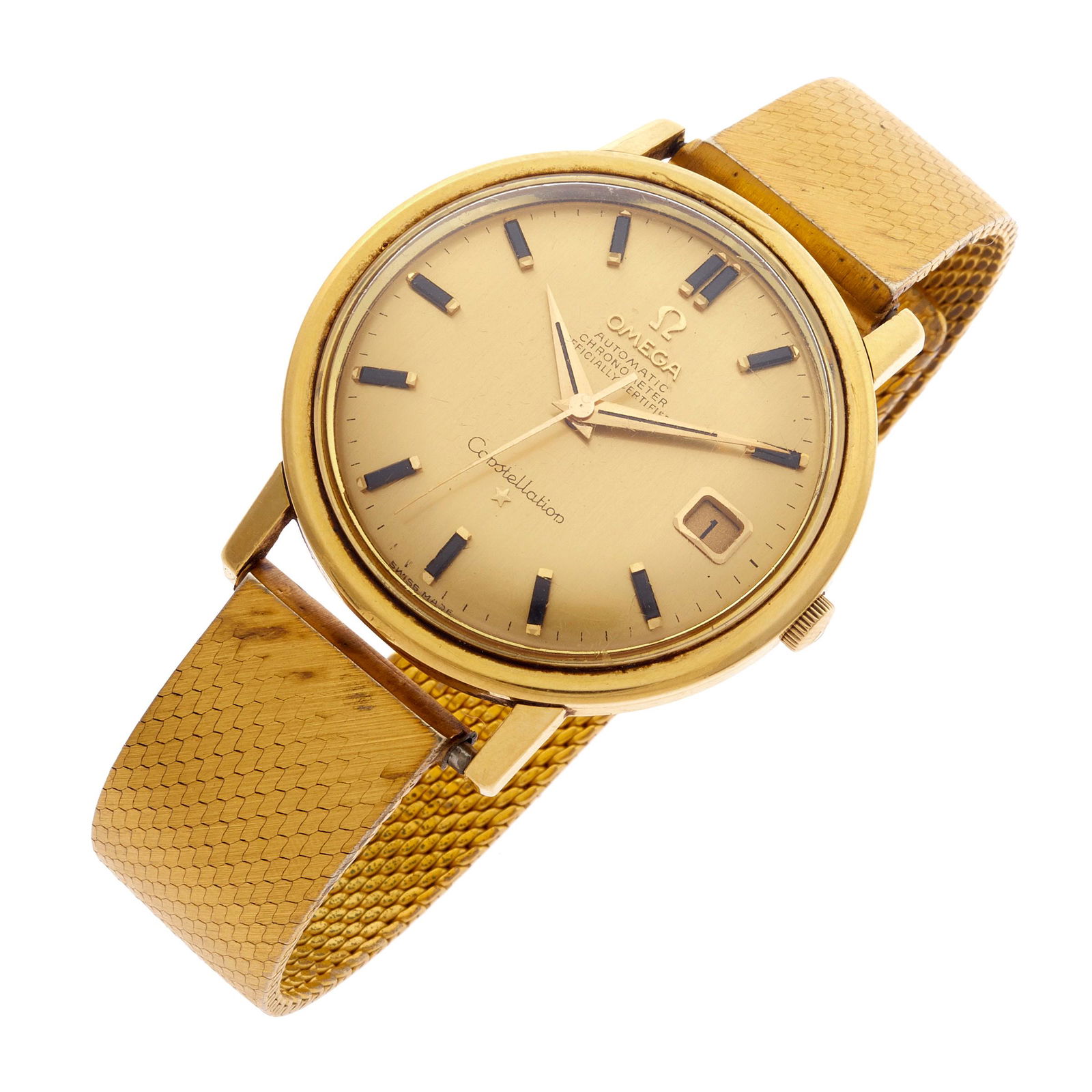Omega Gent's 18k, Rolled Gold, Constellation Watch, Ref 168004/14 (1 of 3)
