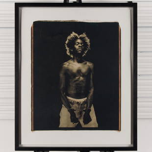 Lyle Ashton Harris (American 21st Cen.): Lyle Ashton Harris (American 21st Cen.) Untitled 2000 Inkjet print. 22in. x 28in. (56cm. x 71cm) Framed: 25in. x 30in (63cm. x 76cm) Lyle Ashton Harris is a professor of Art at NYU. Harris is represen