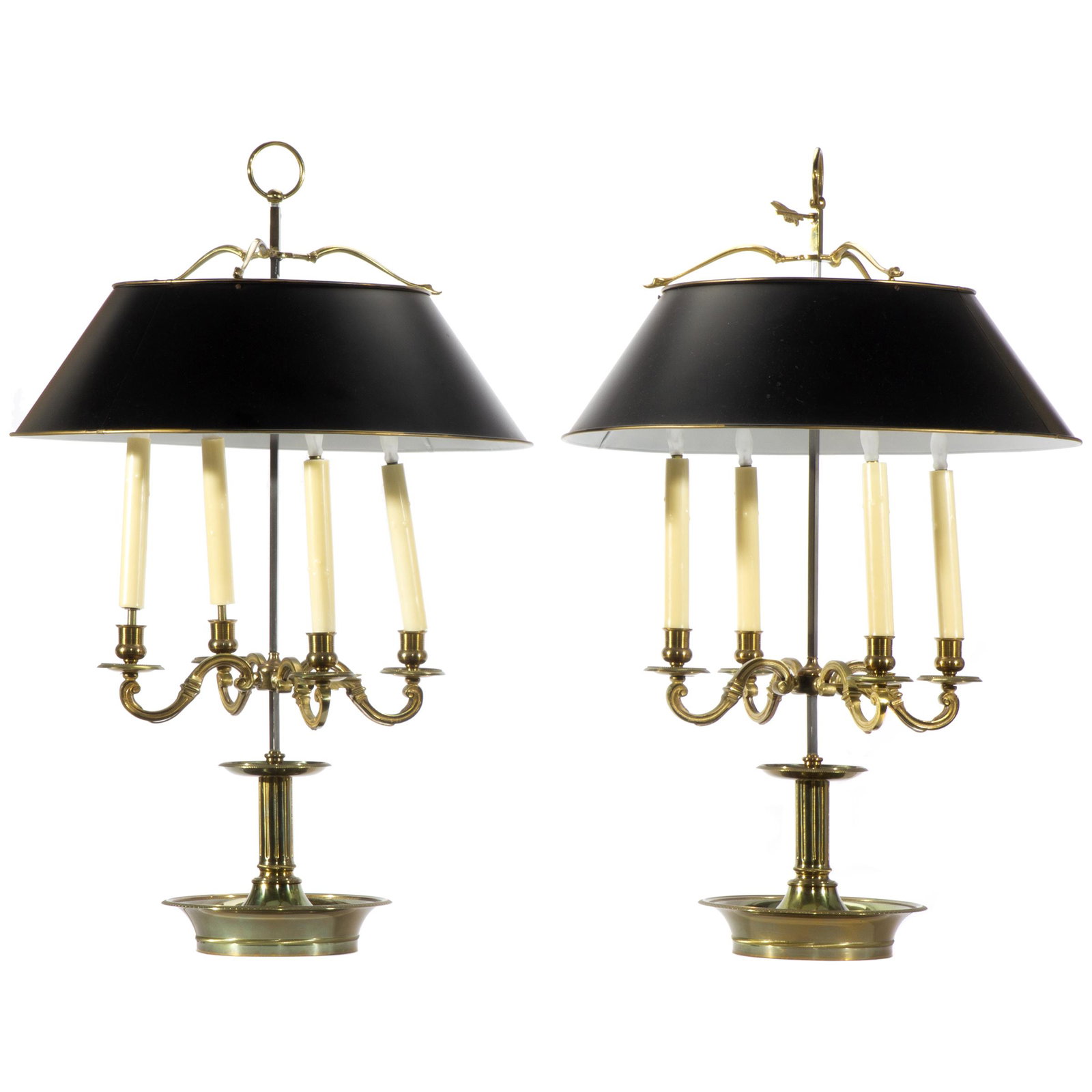 Pair Bouillotte Lamps (1 of 3)