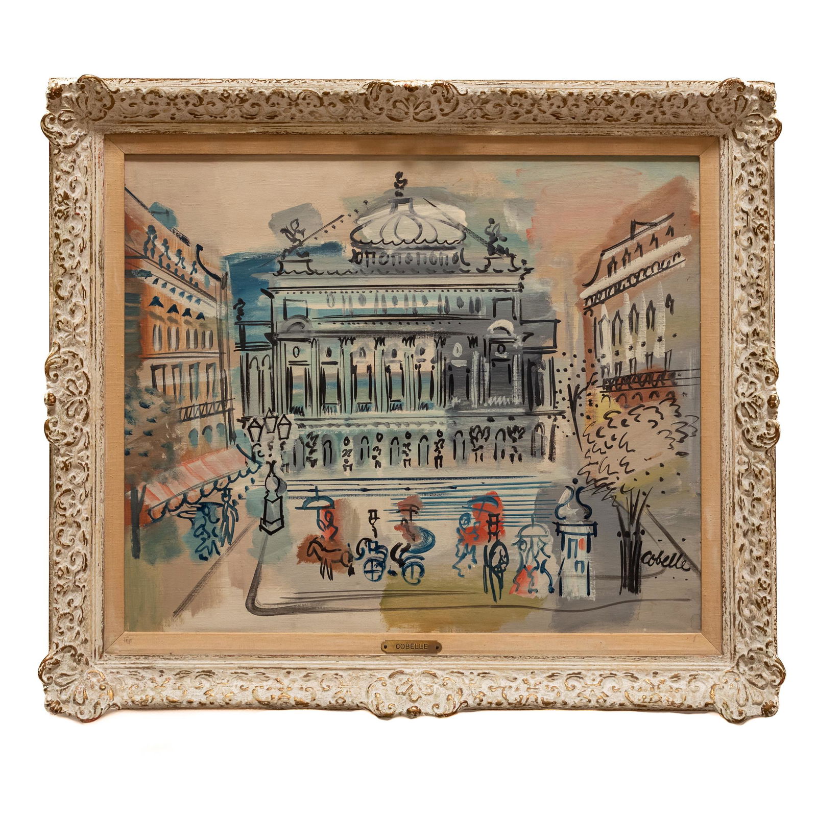 Charles Cobelle (French 1902-1994): View of Place d'Operao/cSigned l/r23in. x 19in (58cm x 48cm)Framed: 29in. x 25in (74cm. x 64cm)Provenance: Ernest Raboff Gallery, Los Angeles