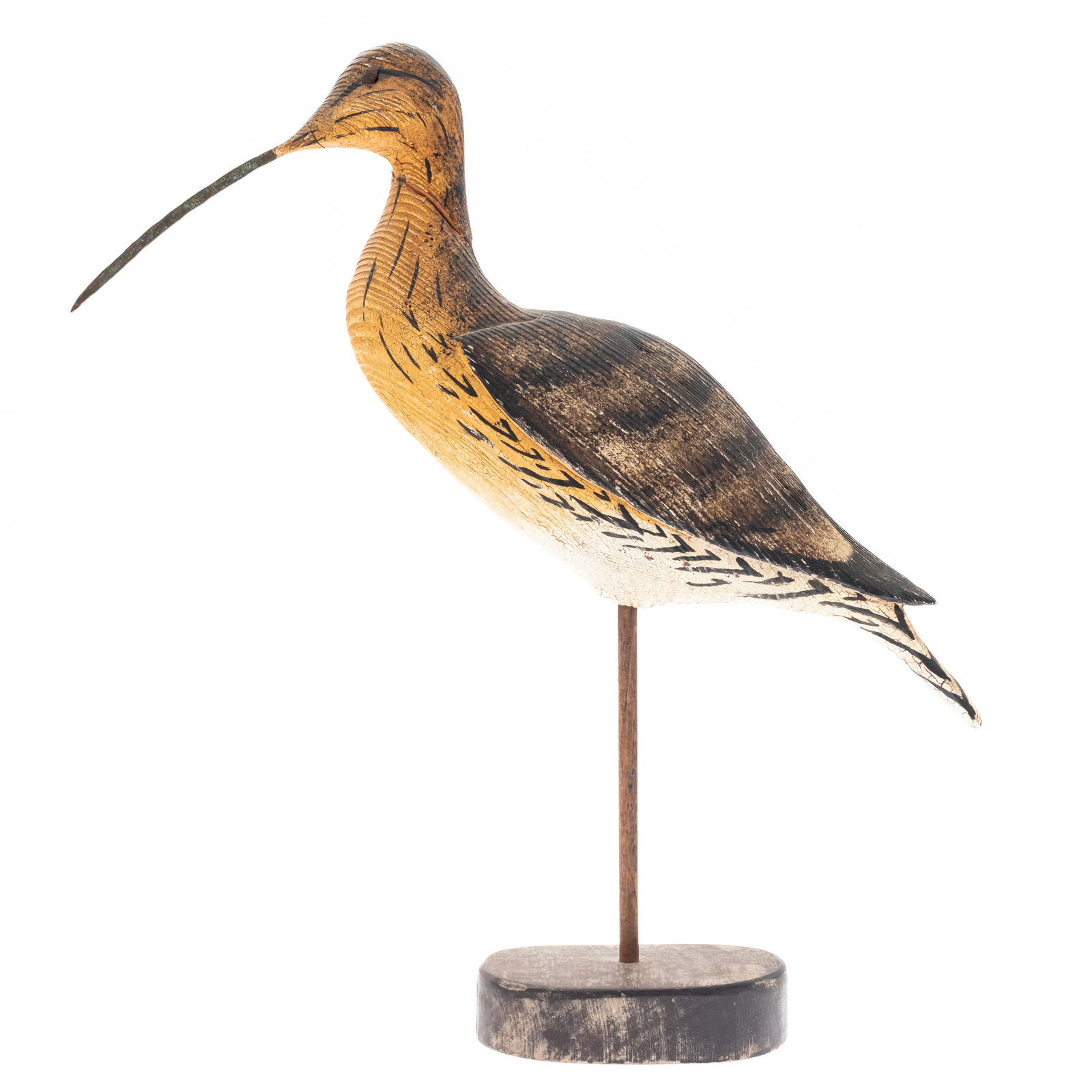 Contemporary Folk Art Shorebird Decoy, Thomas Langan (1 of 7)