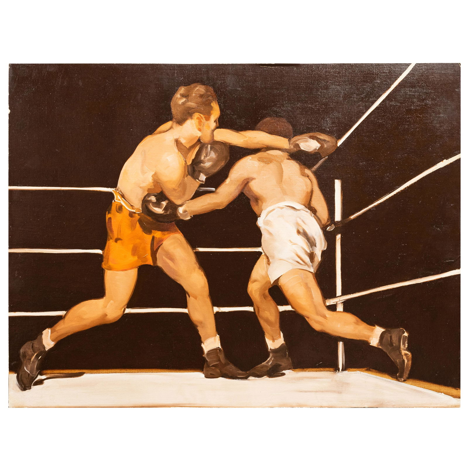 Painting, Frank Follmer, The Boxers (1 of 5)