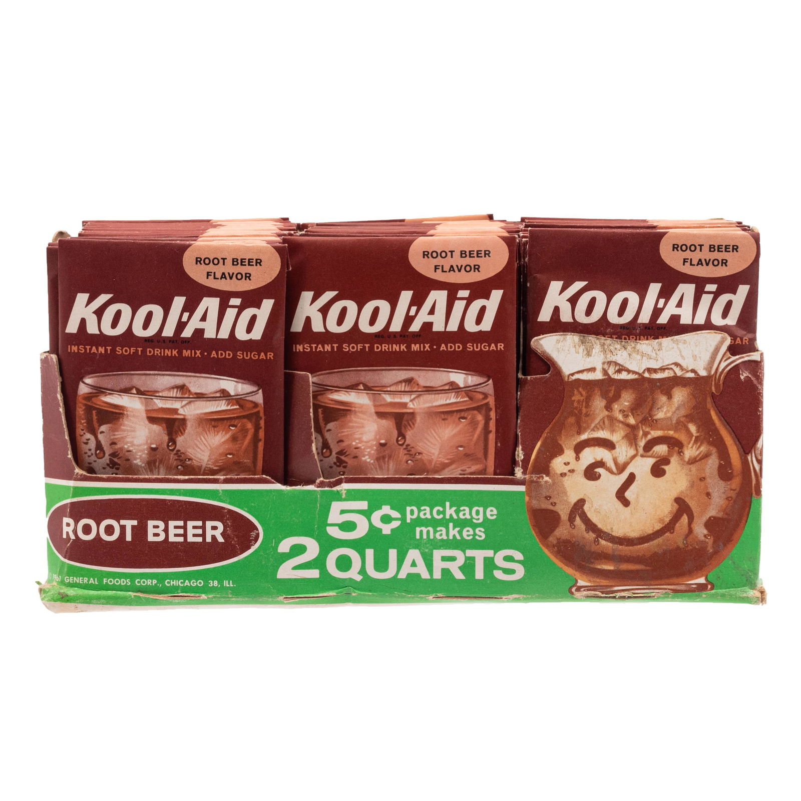Vintage Kool-Aid Root Beer Flavor Display & Packets (1 of 6)