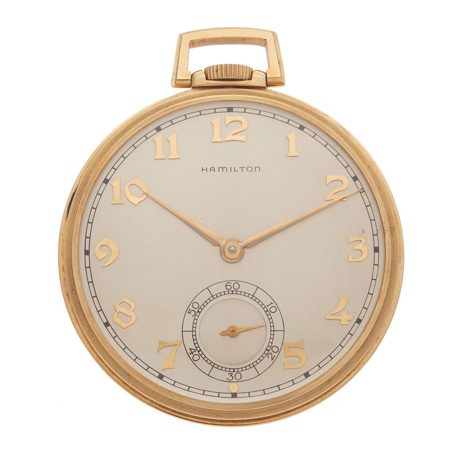 Hamilton 14k Yellow Gold Pocket Watch (1 of 2)