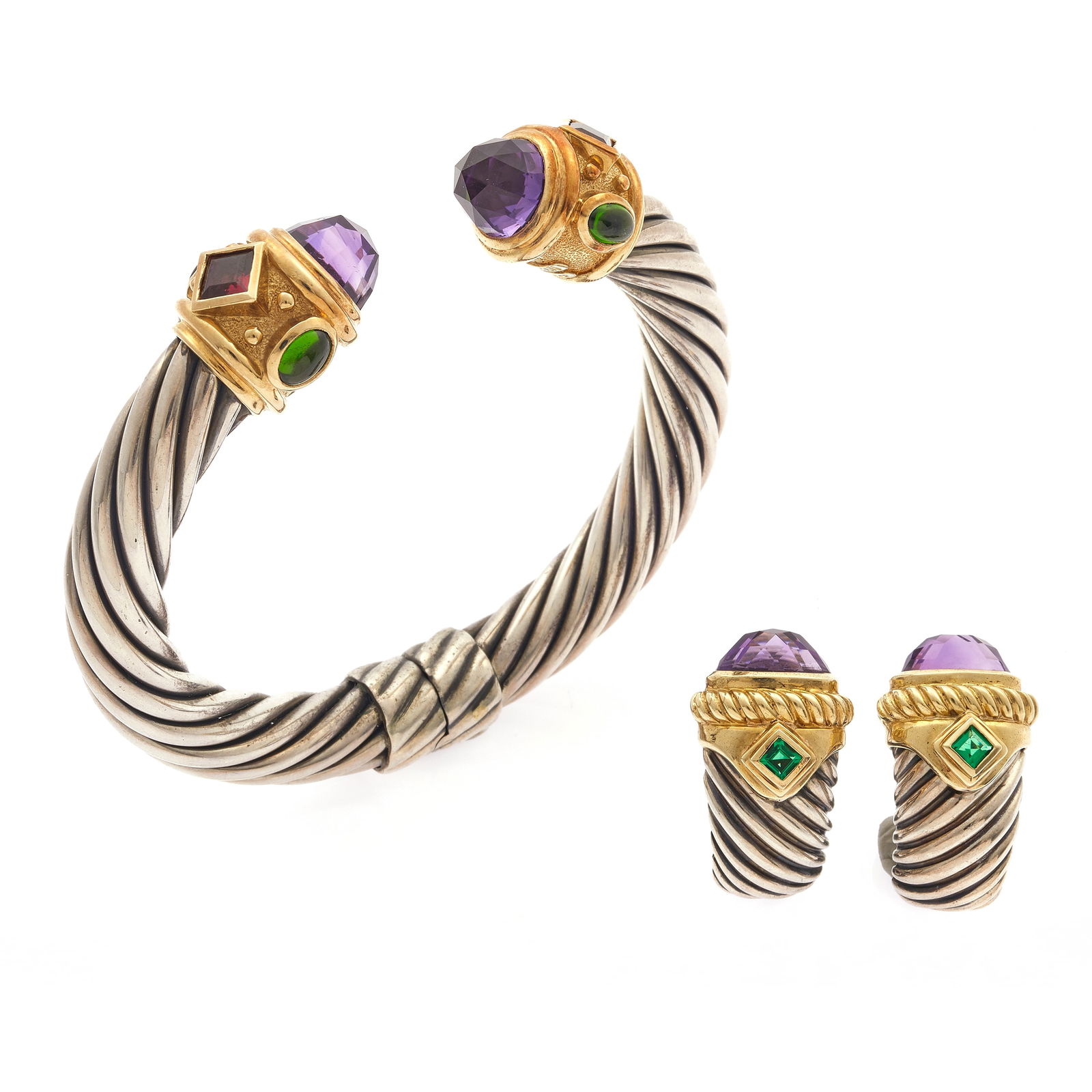 David Yurman Multi-Stone, 14k, Sterling Silver Jewelry Suite (1 of 3)