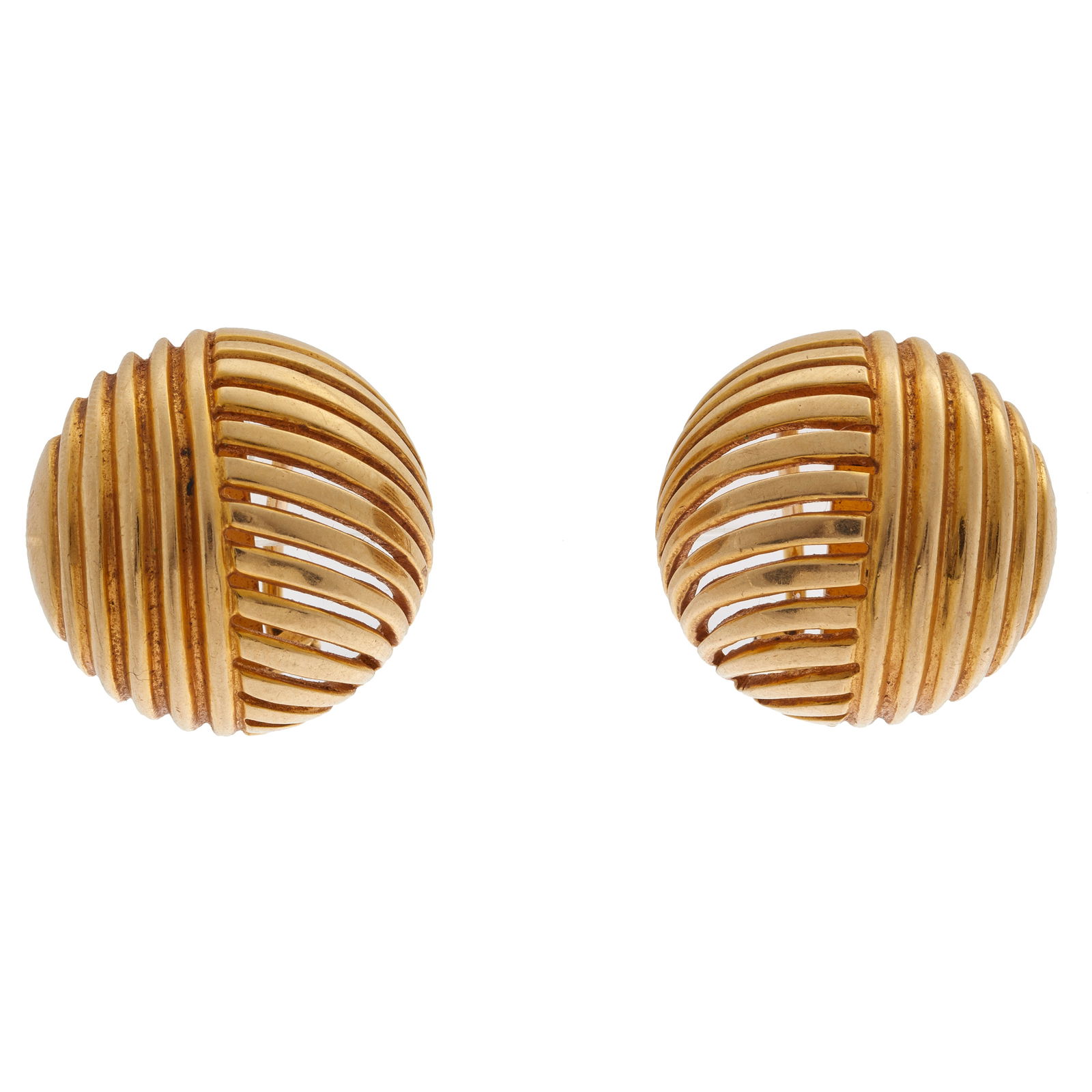 Pair of 14k Yellow Gold Earrings (1 of 2)