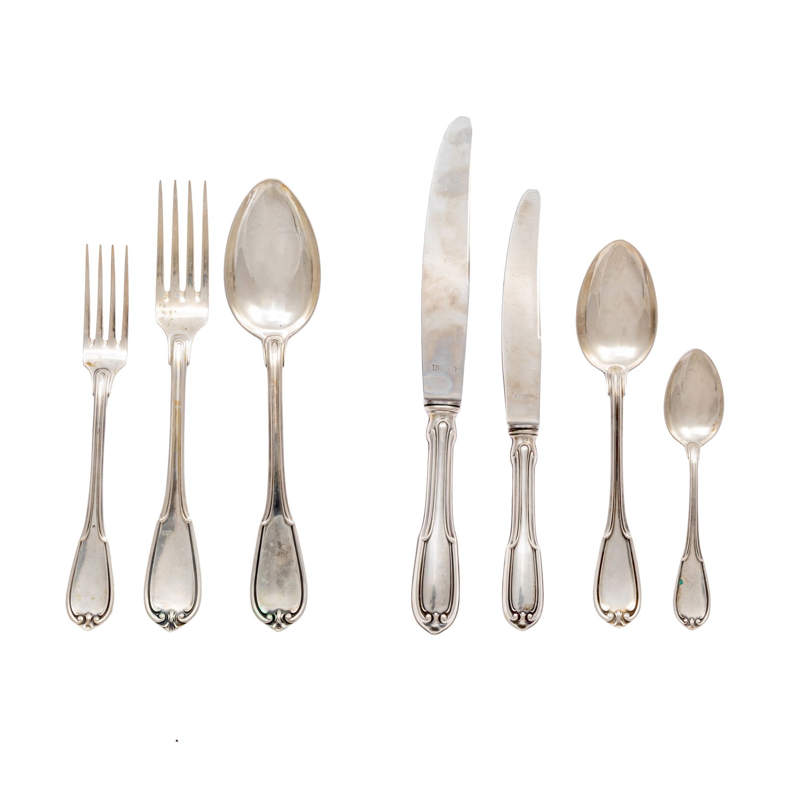Italian Argento .800 Silver Flatware Paris pattern (1 of 4)