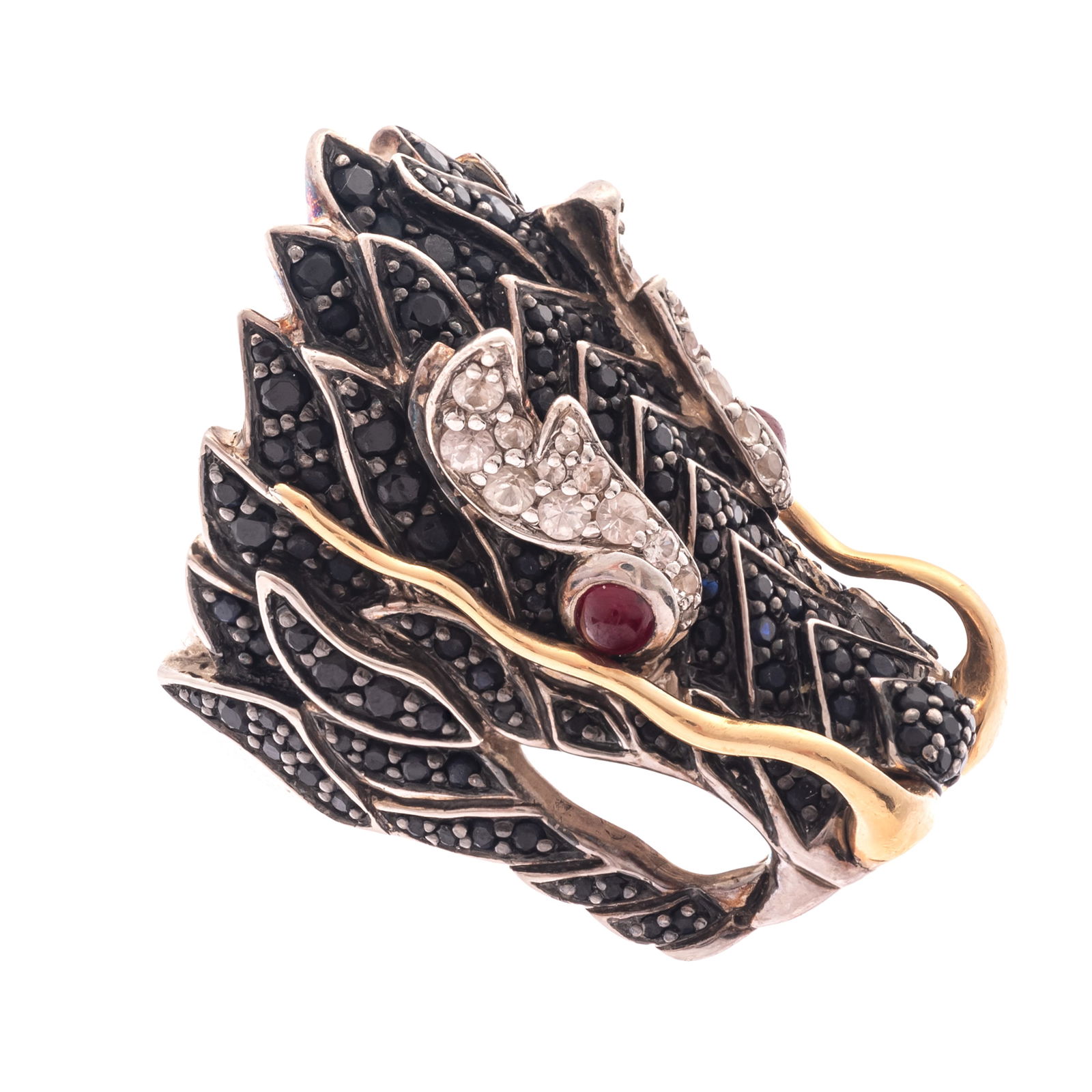 Sapphire, Ruby, 18k, Silver, Naga Ring, John Hardy (1 of 3)