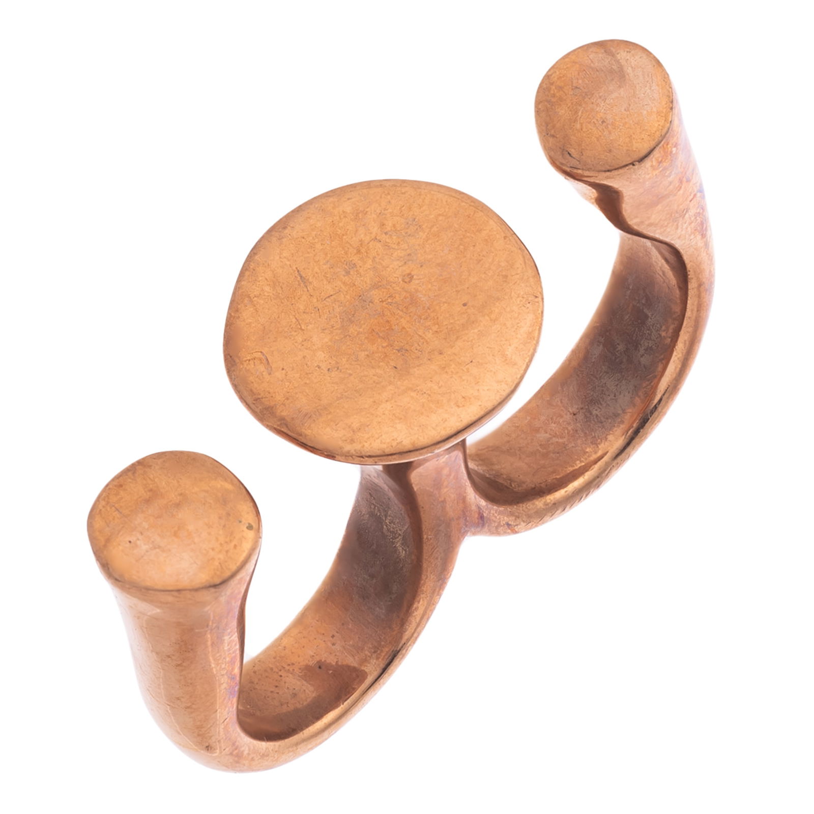 Cast Bronze, Two Finger Ring, Monica Castiglioni (1 of 3)