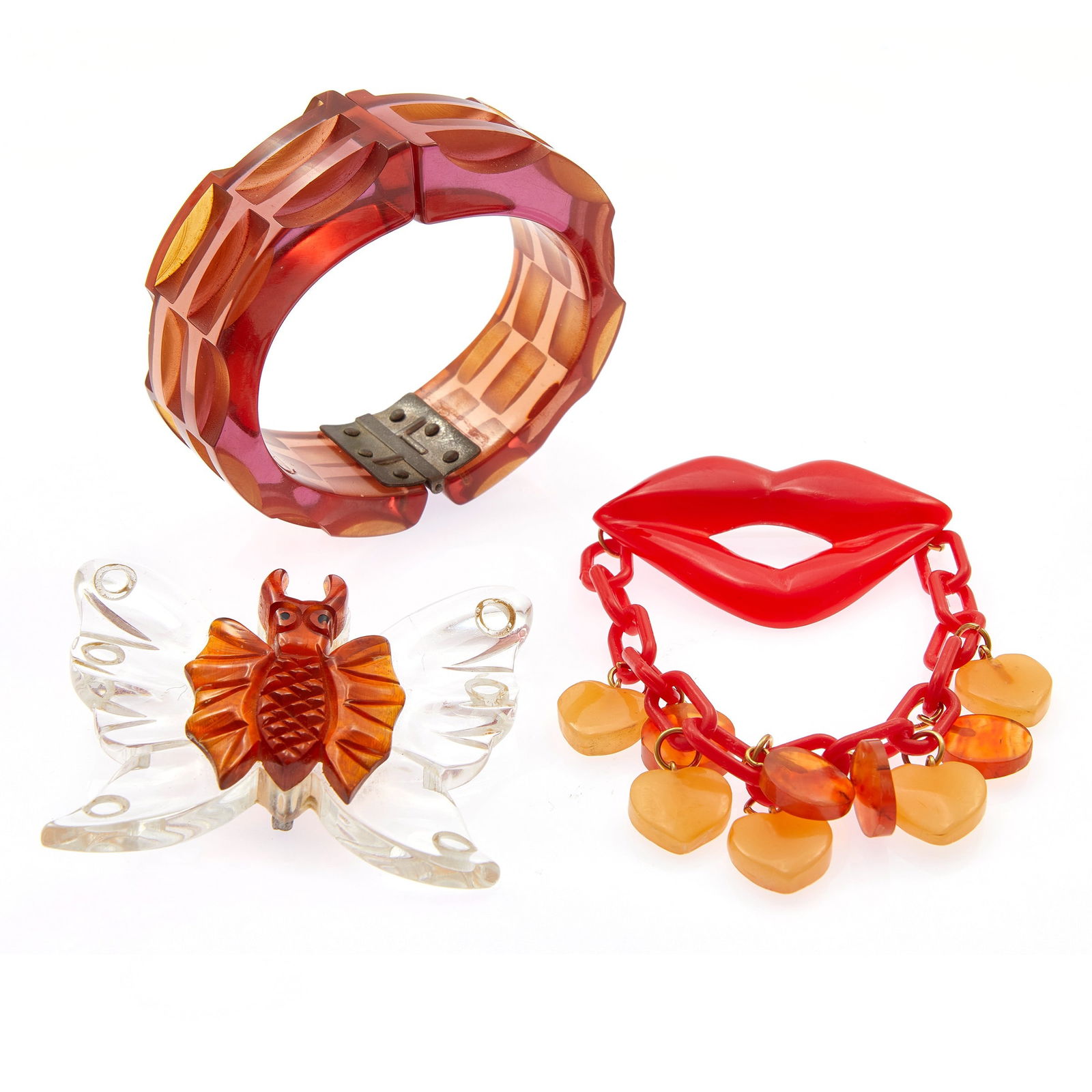 Collection of Bakelite, Lucite Jewelry (1 of 1)