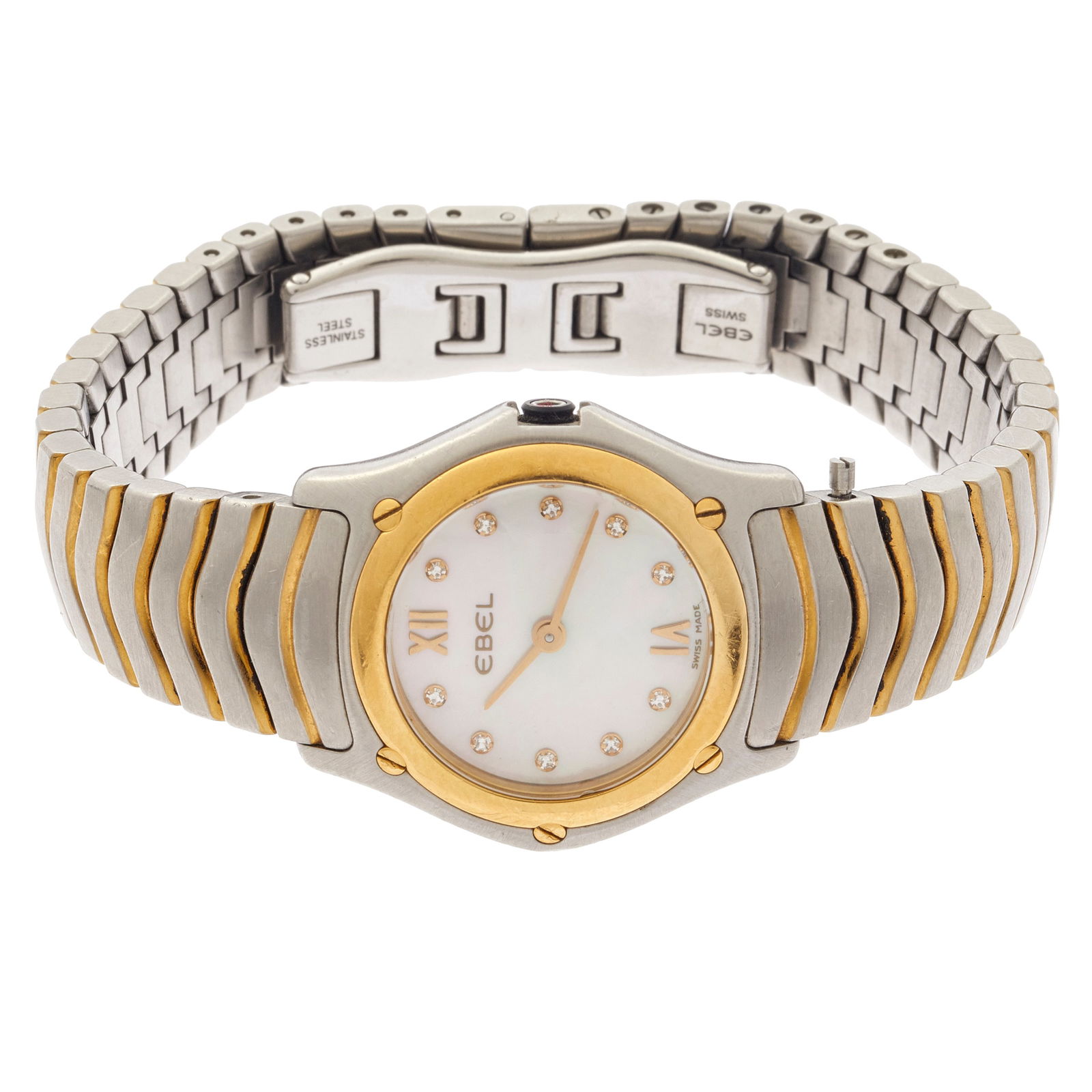 Ladies Ebel 18k, Stainless Steel Classic Wave Wristwatch (1 of 2)