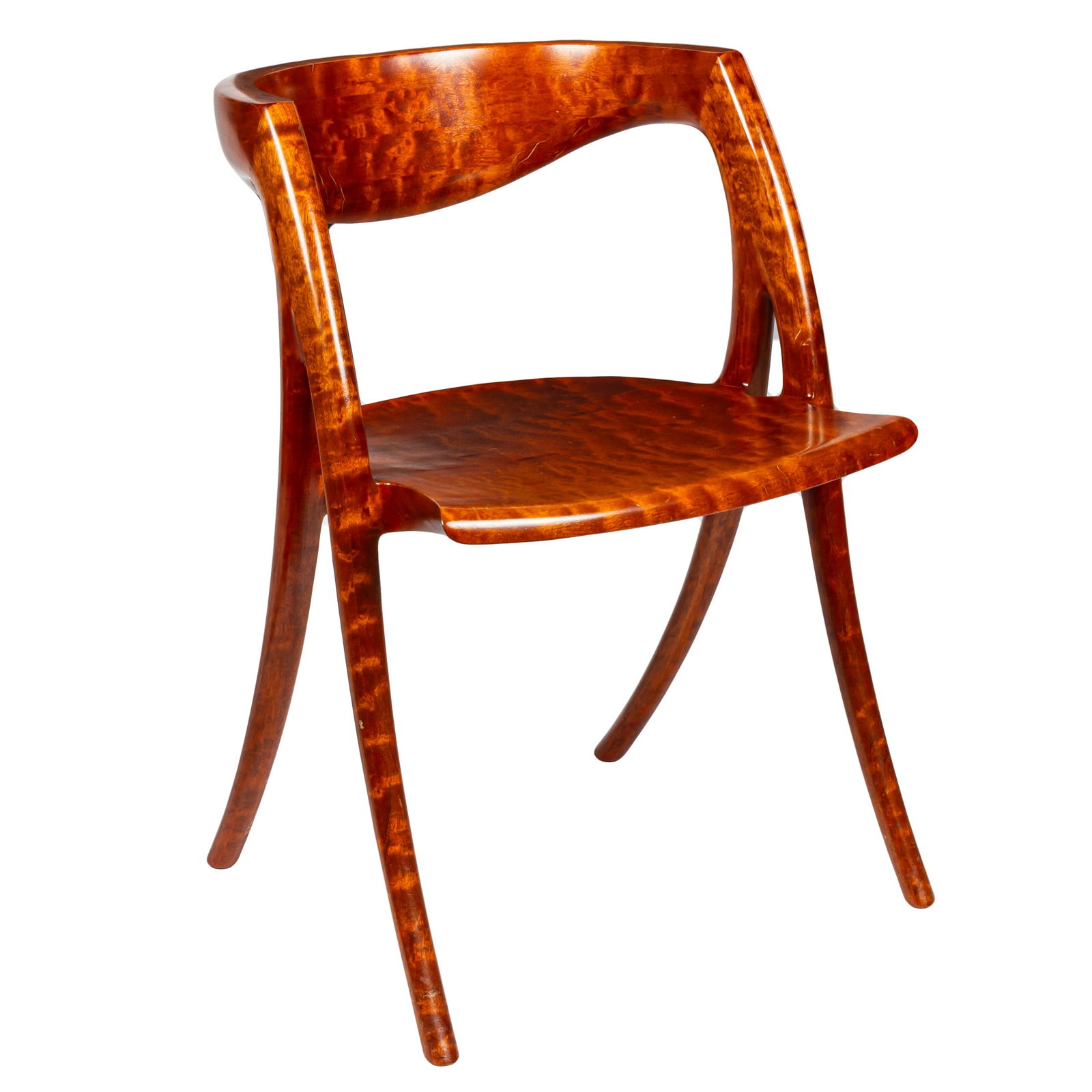 David Ebner Brookhaven Writing Chair: 29in. (74cm) h. 20in. (51cm) w. 18in (46cm).d.Signed DNE 08